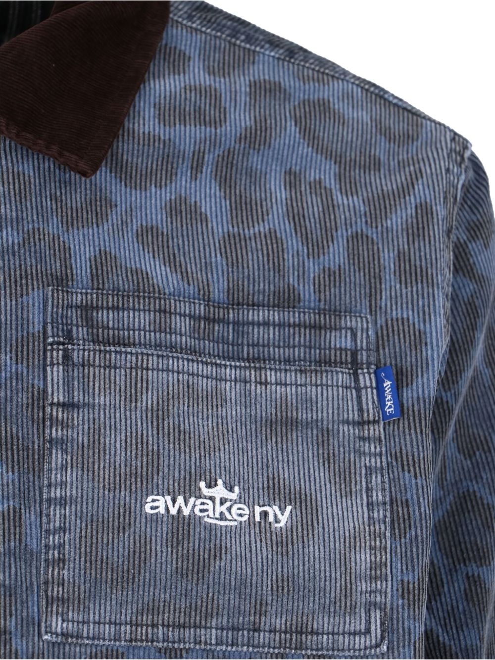 NY leopard-print denim jacket - 3
