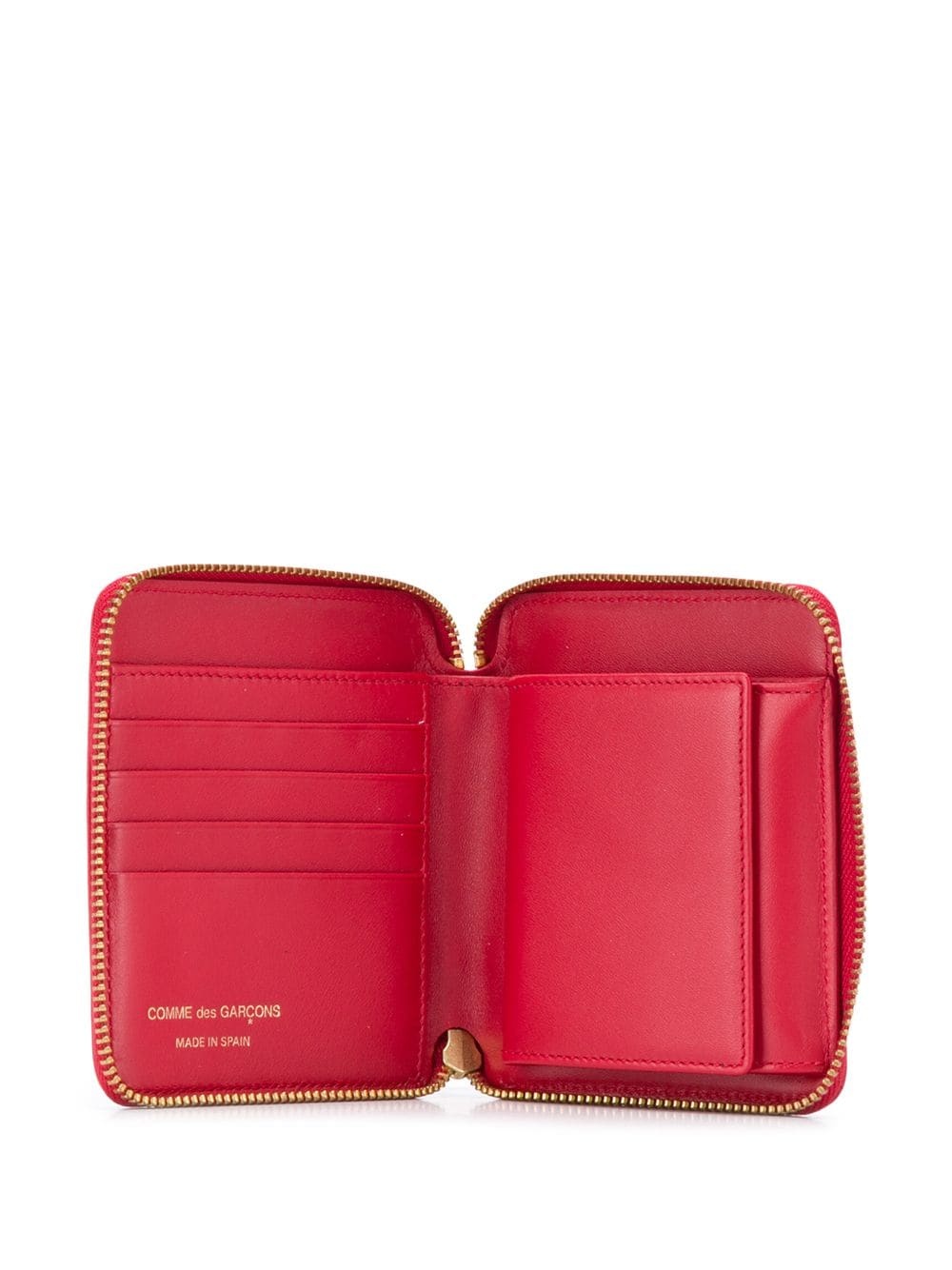 polka-dot leather wallet - 3