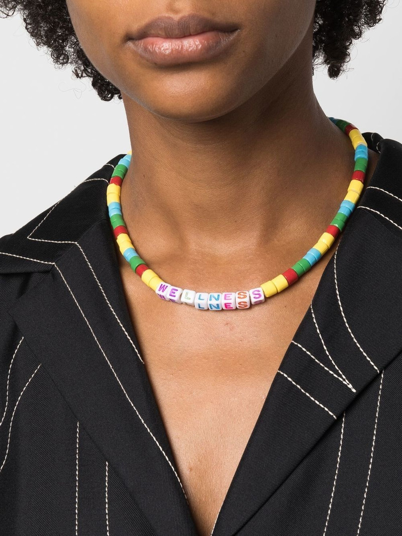 Sporty & Rich Wellness beaded necklace outlook