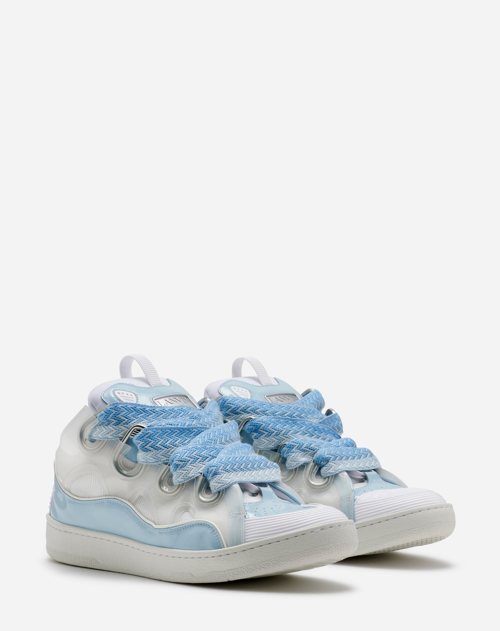 LEATHER CURB SNEAKERS - 2