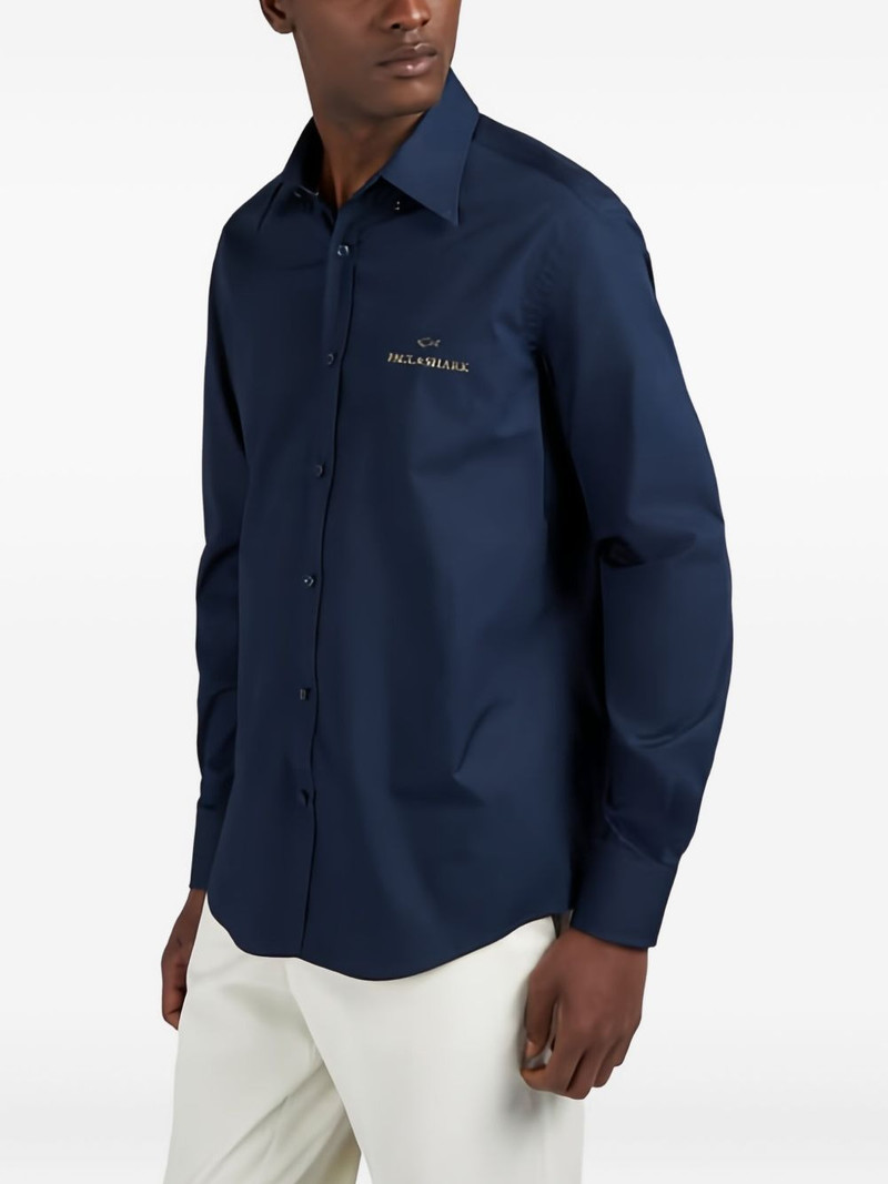 Paul & Shark embroidered-logo shirt outlook