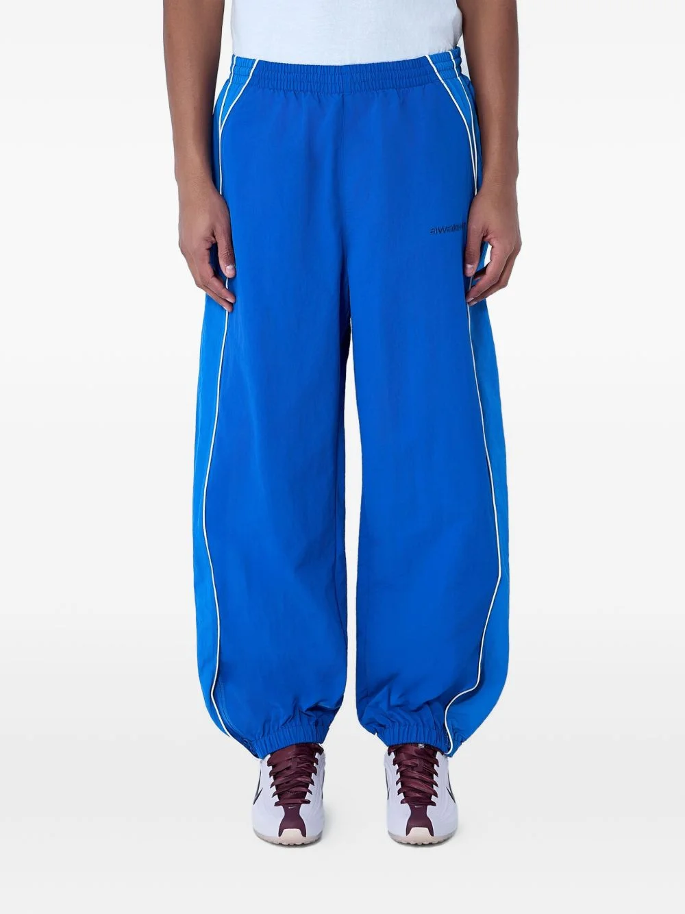 elasticated-waistband track pants - 1