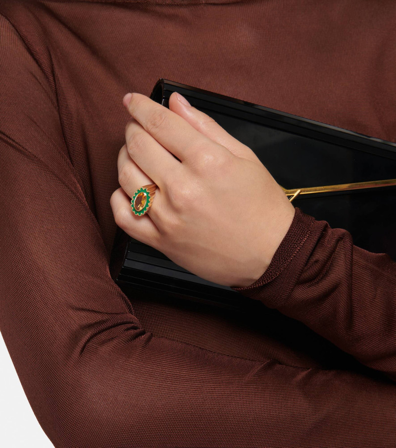 ALIITA Margarita Citrino 18kt yellow gold ring outlook