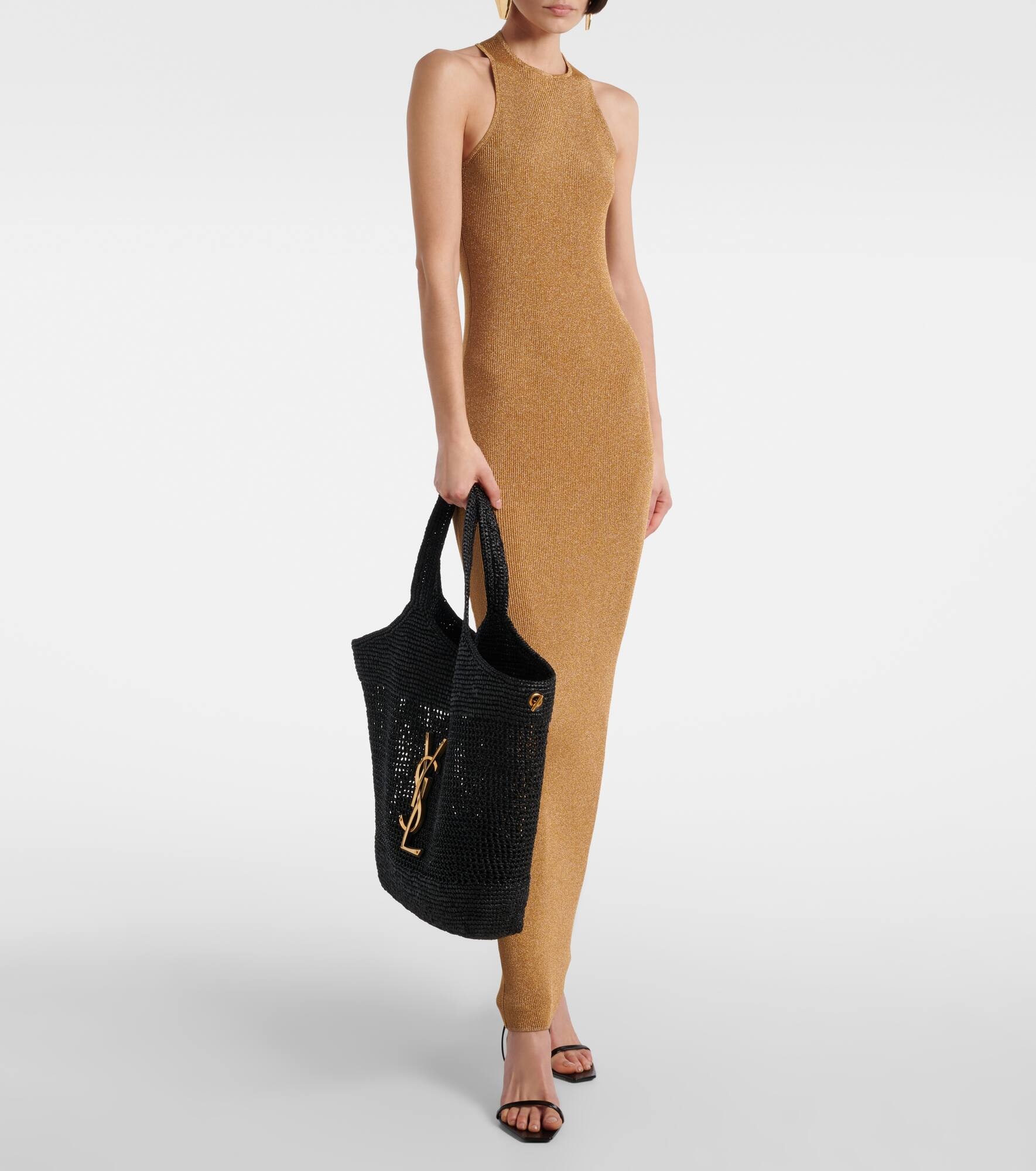 Icare Cassandre Maxi crochet raffia tote bag - 5