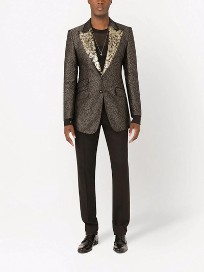 Dolce & Gabbana Stretch-wool Tuxedo pants outlook