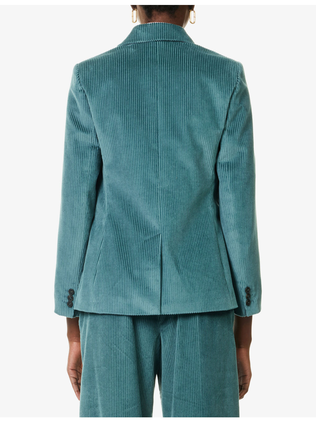 Katanga Double-Breasted Cotton-Corduroy Blazer - 4