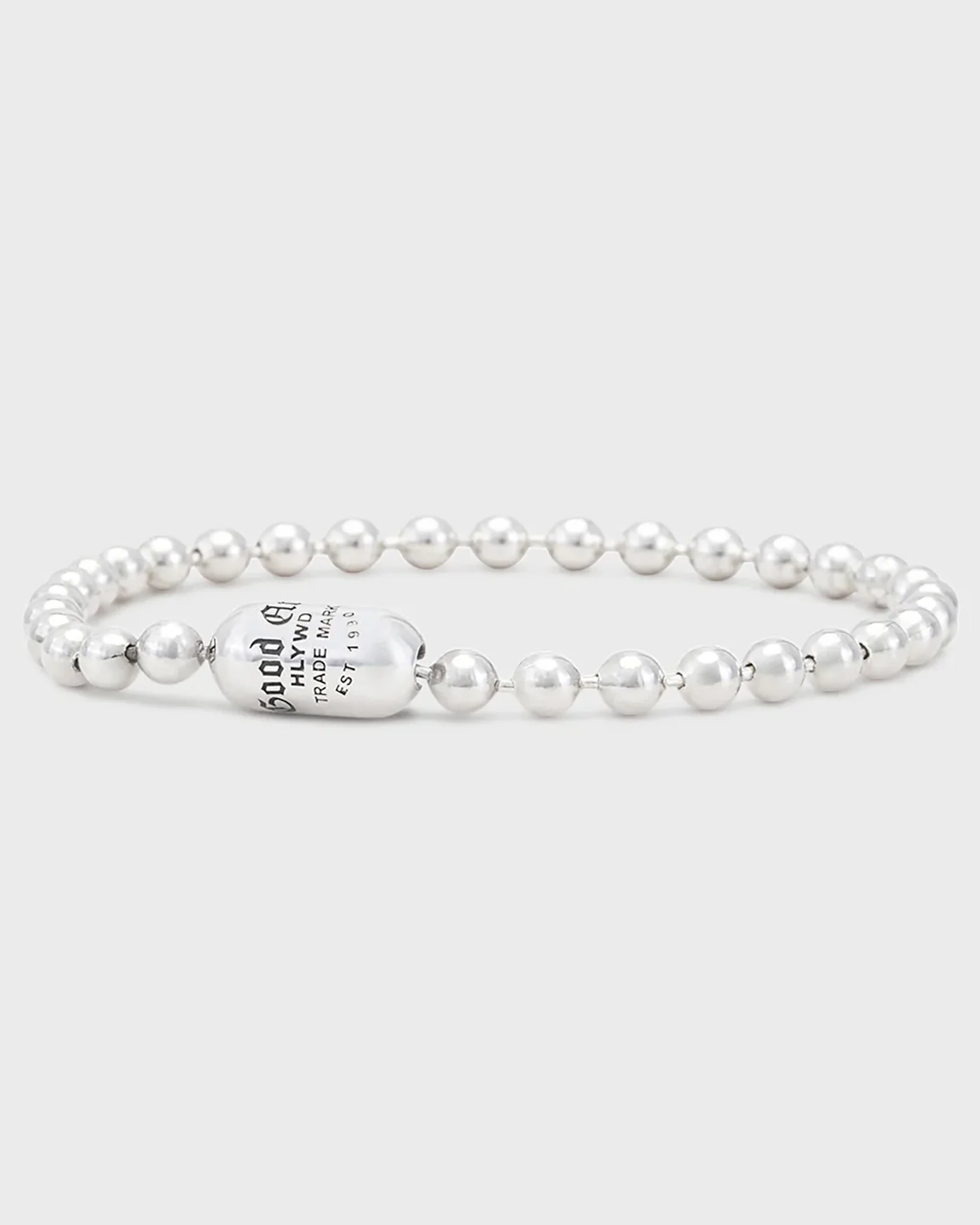 GOOD ART HLYWD POP LOCK GOODART LOGO BRACELET - STERLING SILVER - 1