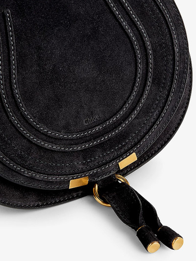 Chloé Marcie small suede cross-body bag outlook