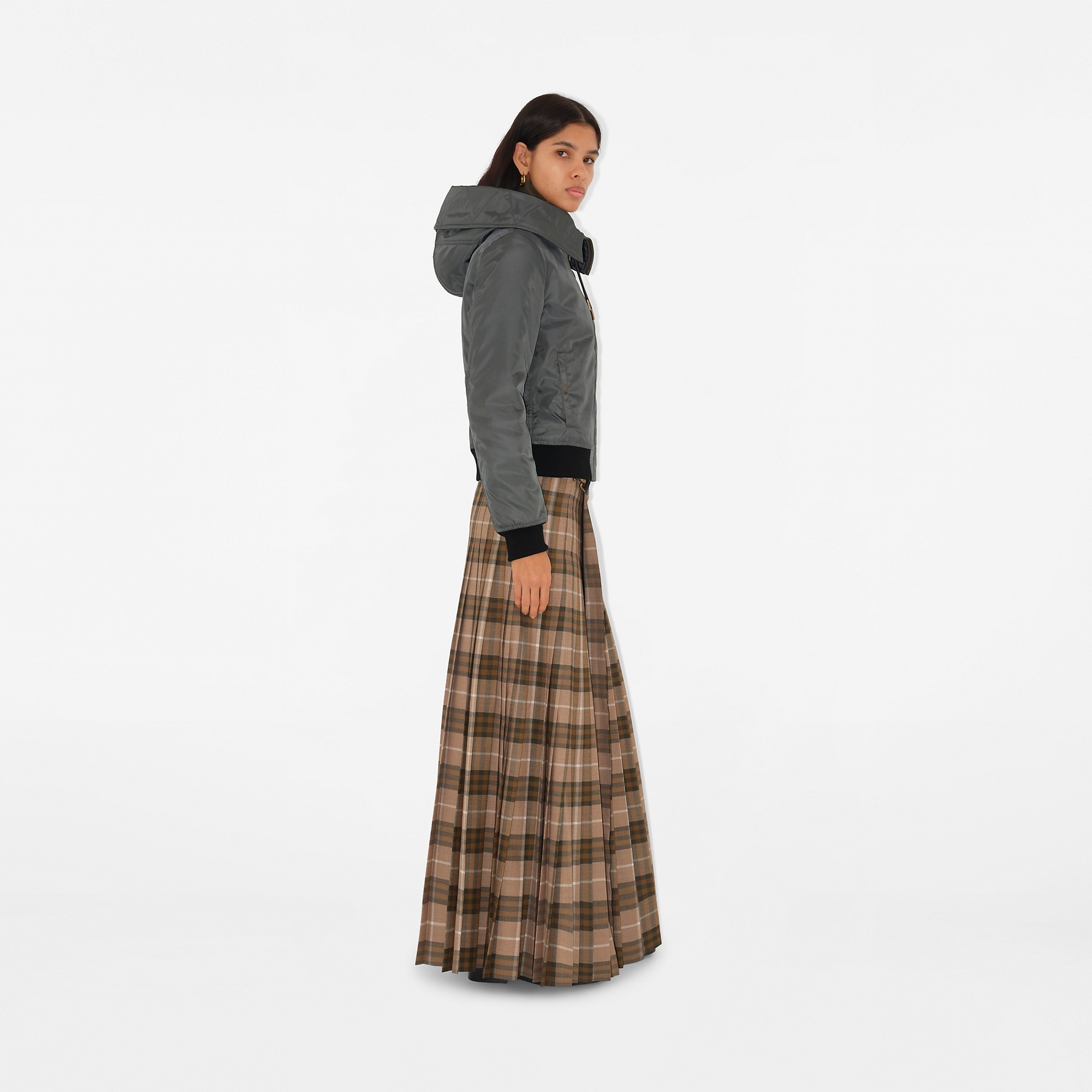 Cropped Nylon Parka - 3