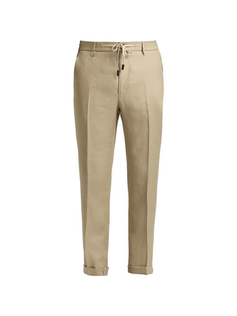 pleated drawstring trousers - 1