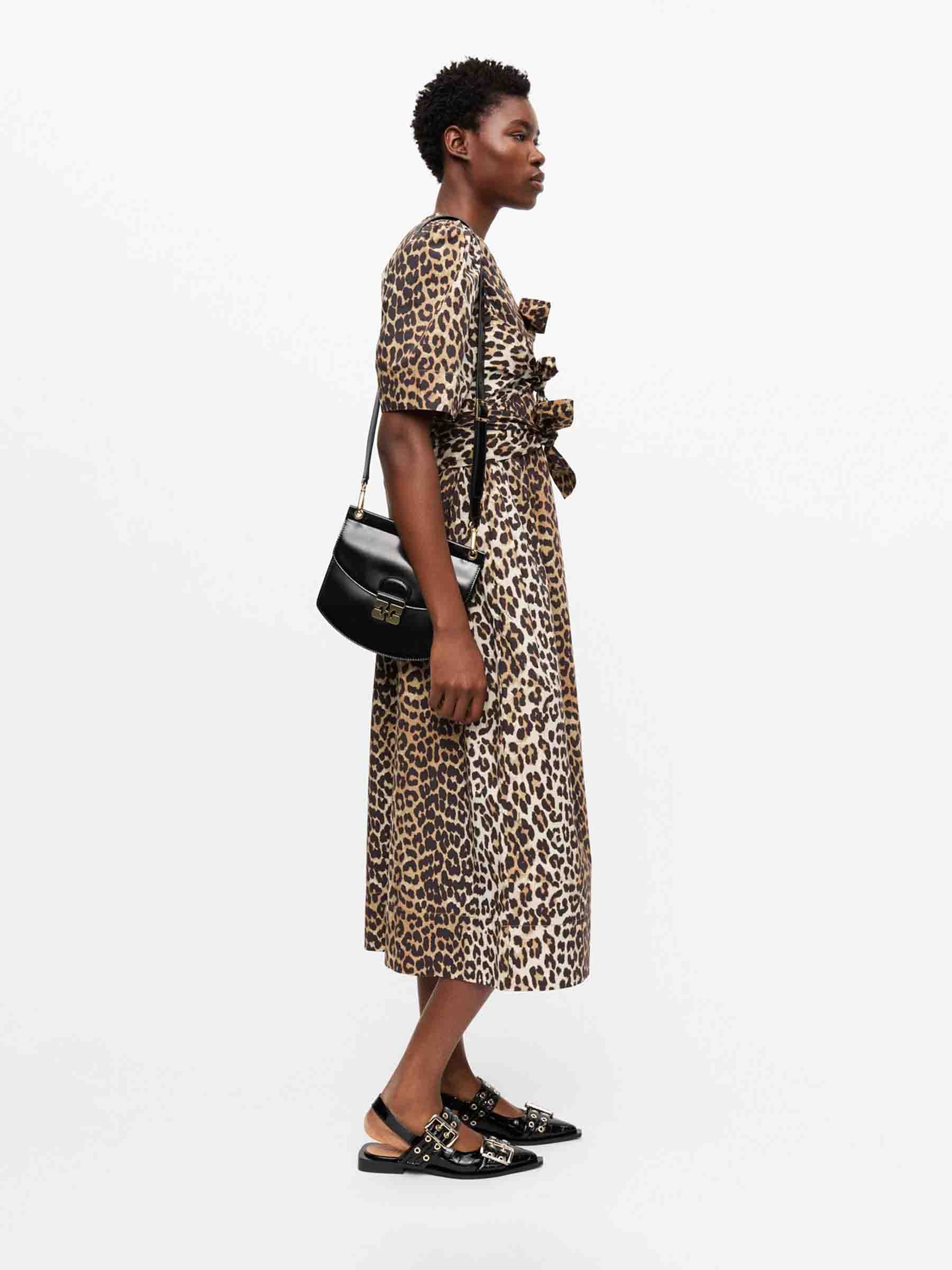 PRINTED MIDI DRESS - 4