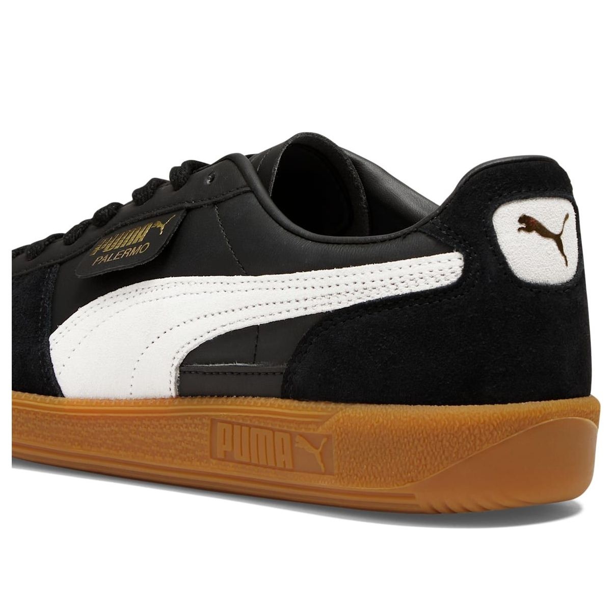 PUMA Palermo Leather 'Black Feather Grey Gum' 396464-03 - 6