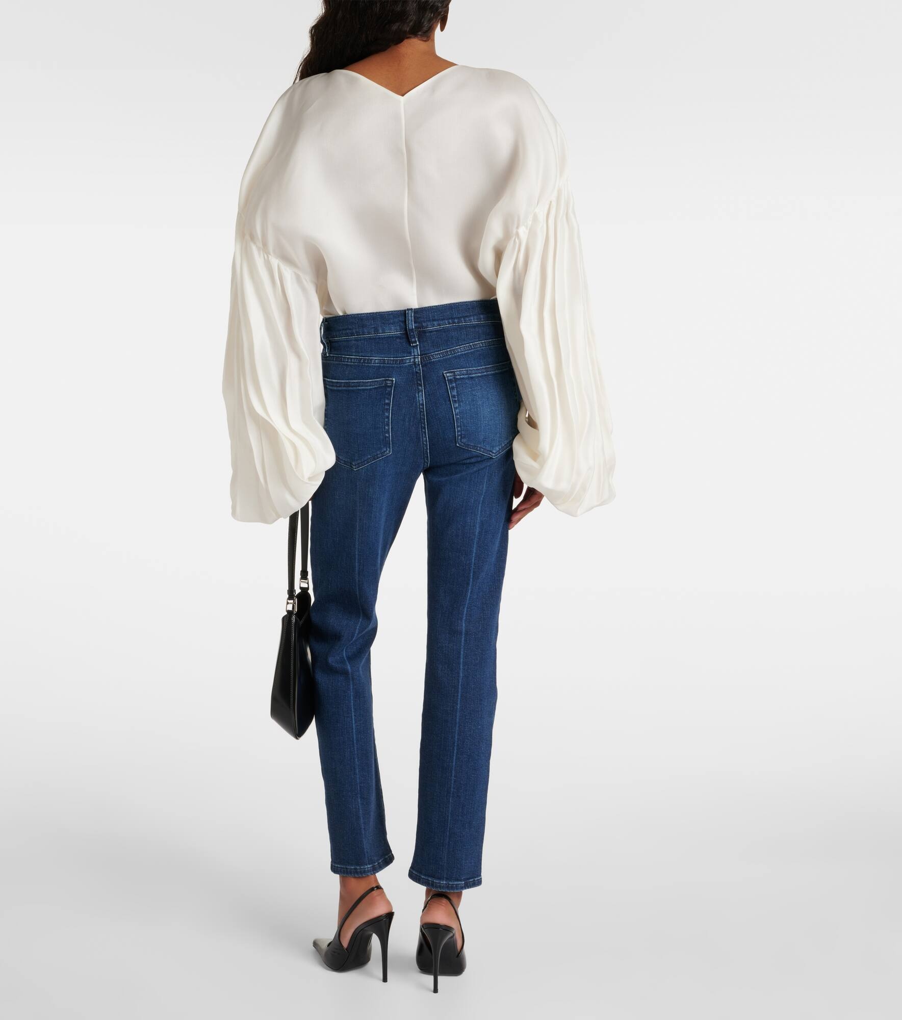 Le High Straight mid-rise jeans - 3
