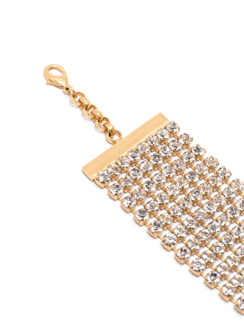 rhinestone-embellished choker necklace - 3