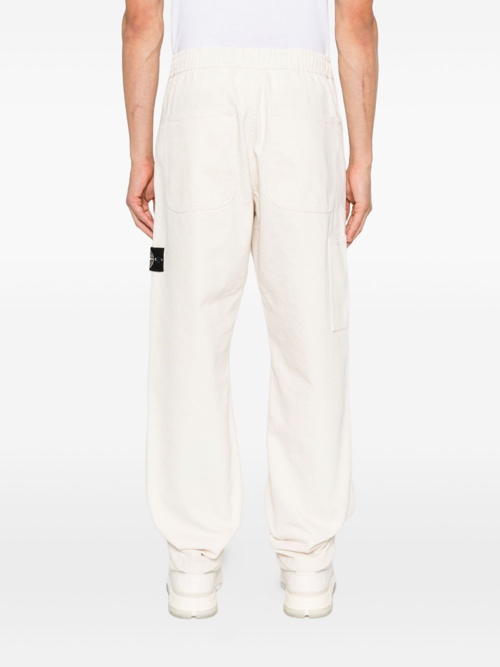 patch-pocket drawstring trousers - 4