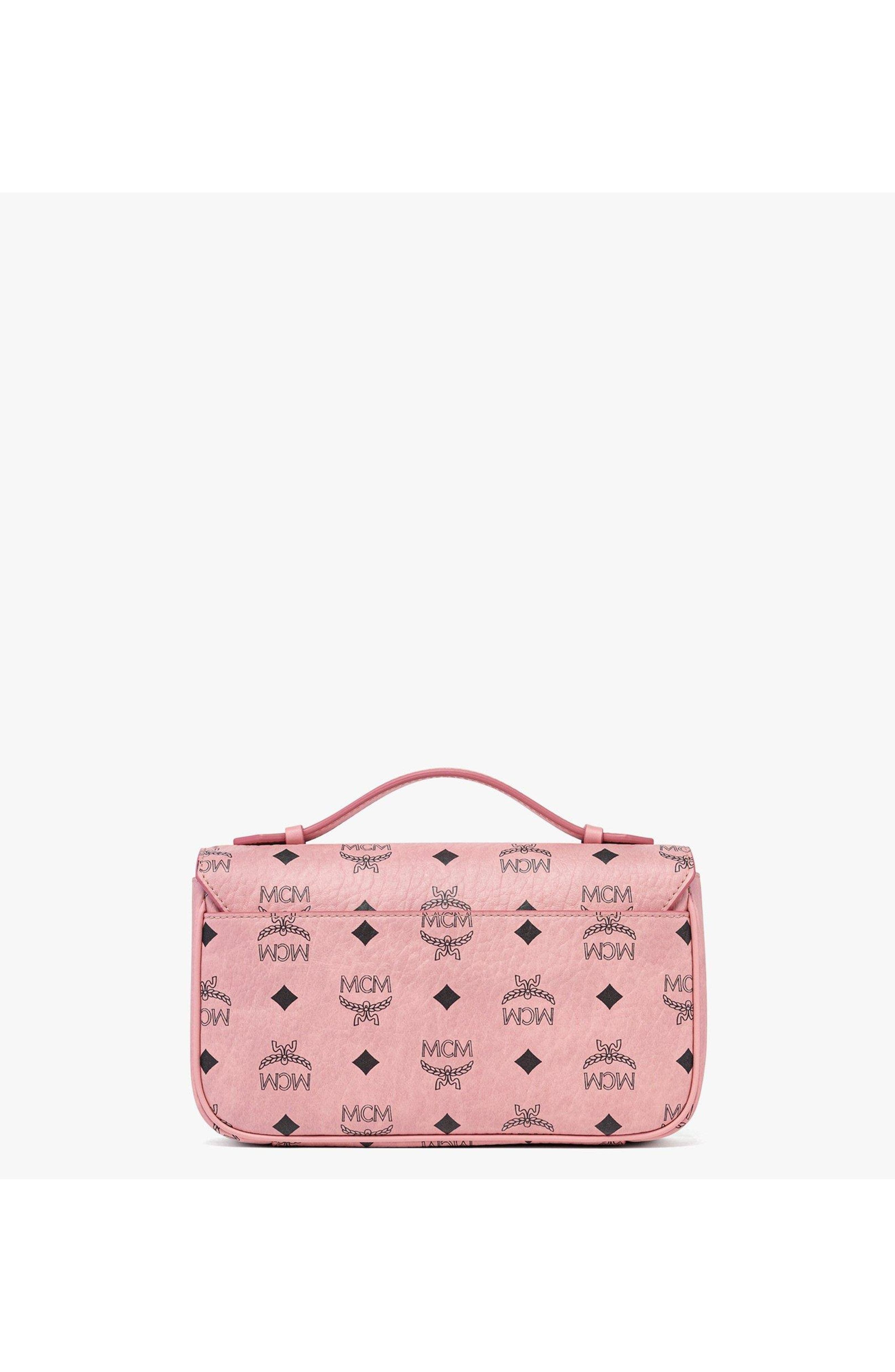 MCM Tracy Crossbody in Visetos in Pink at Nordstrom - 4