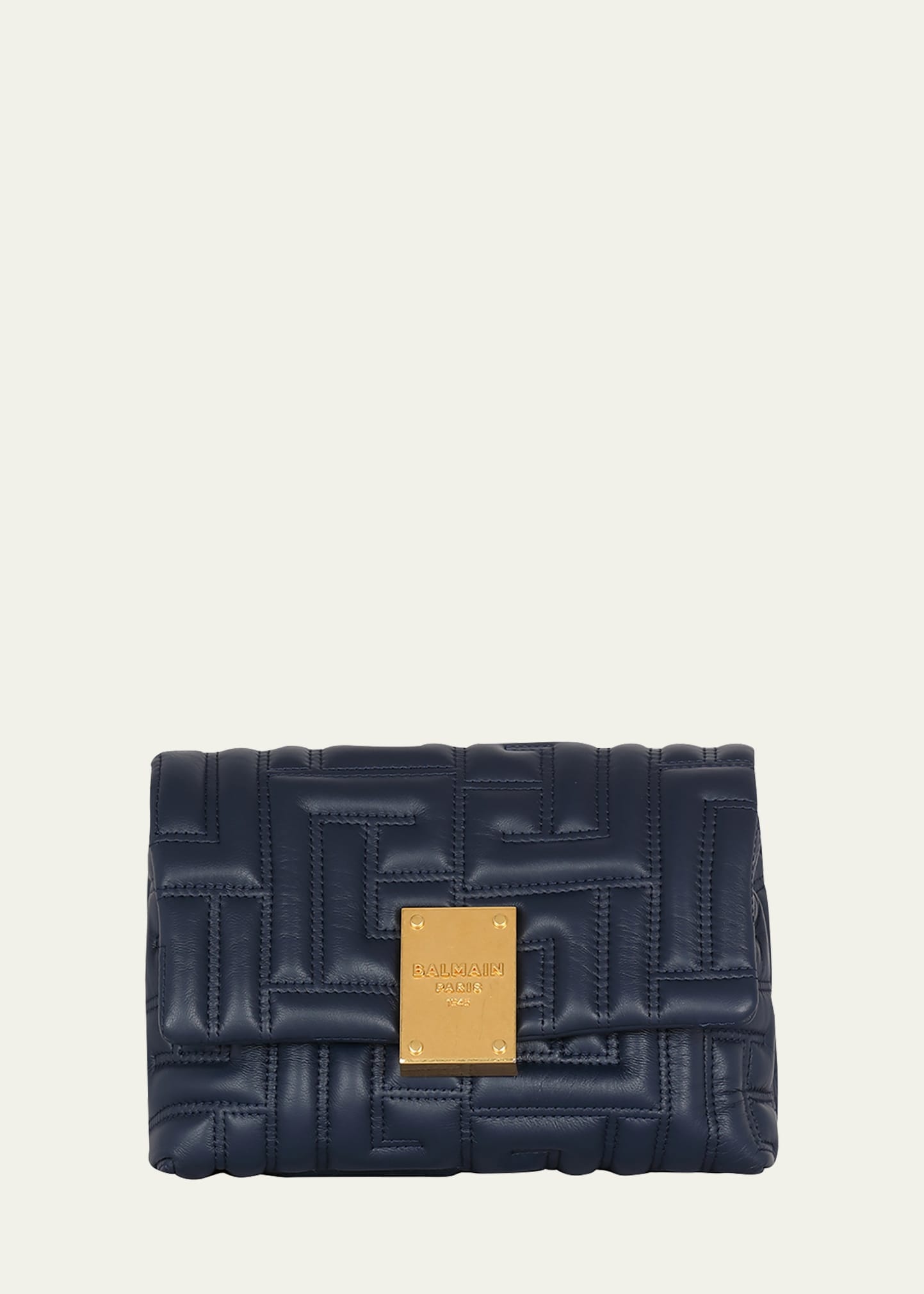 1945 Mini Quilted Leather Clutch Bag - 1