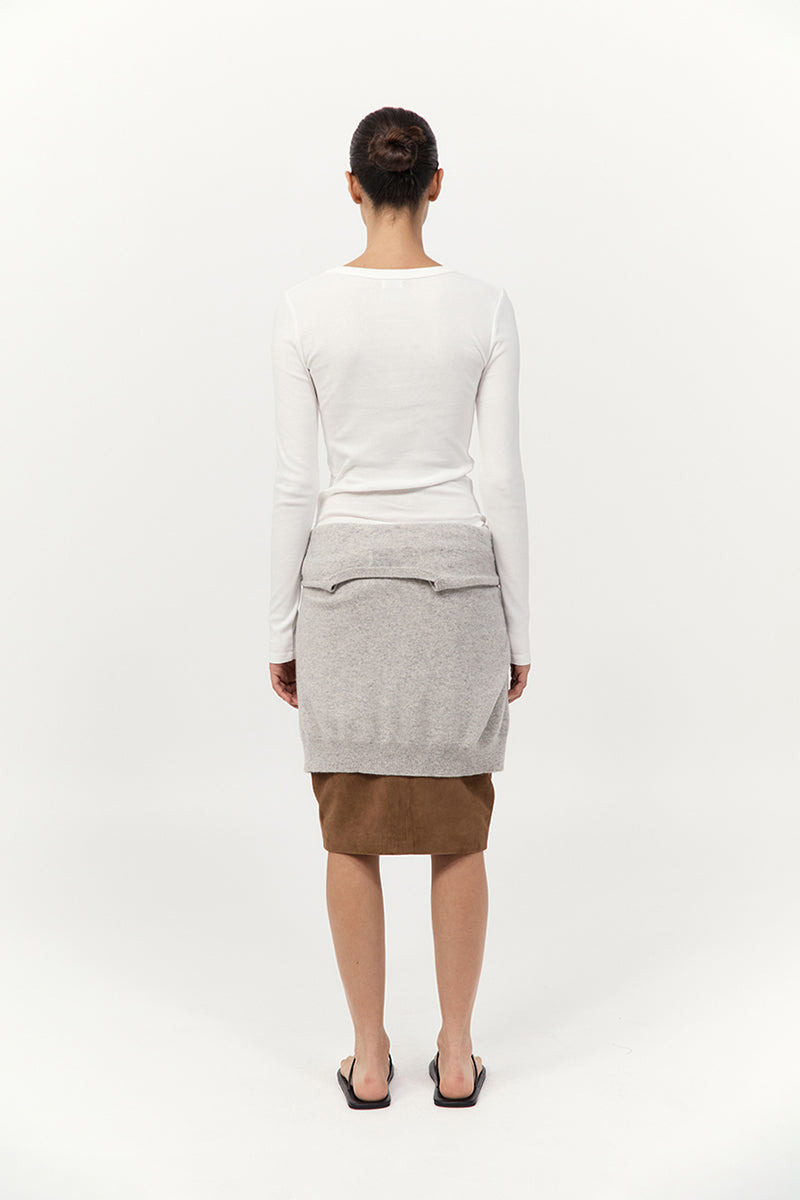 Organic Cotton Long Sleeve Top - White - 4