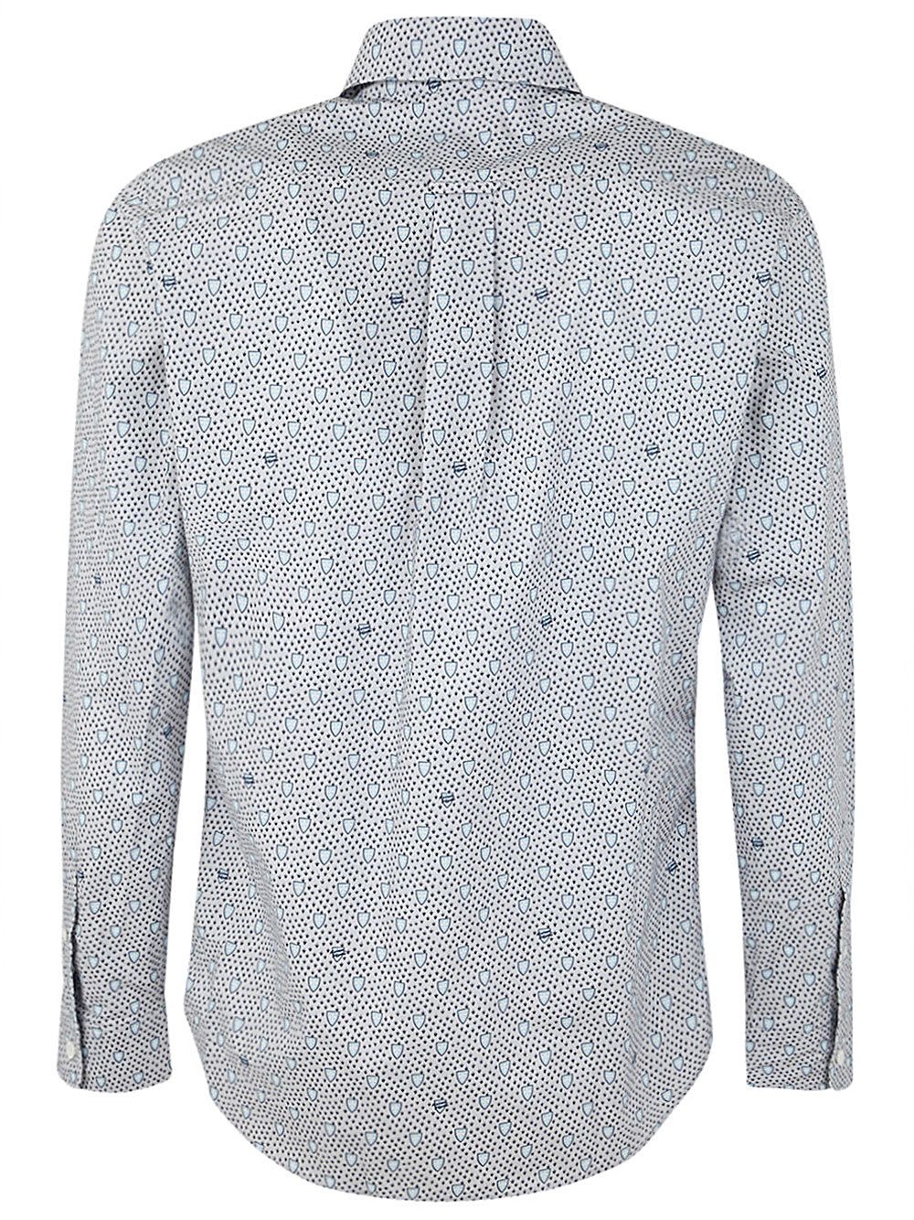 CLASSIC SHIRT IN SHIELD PRINTED COTTON - 2