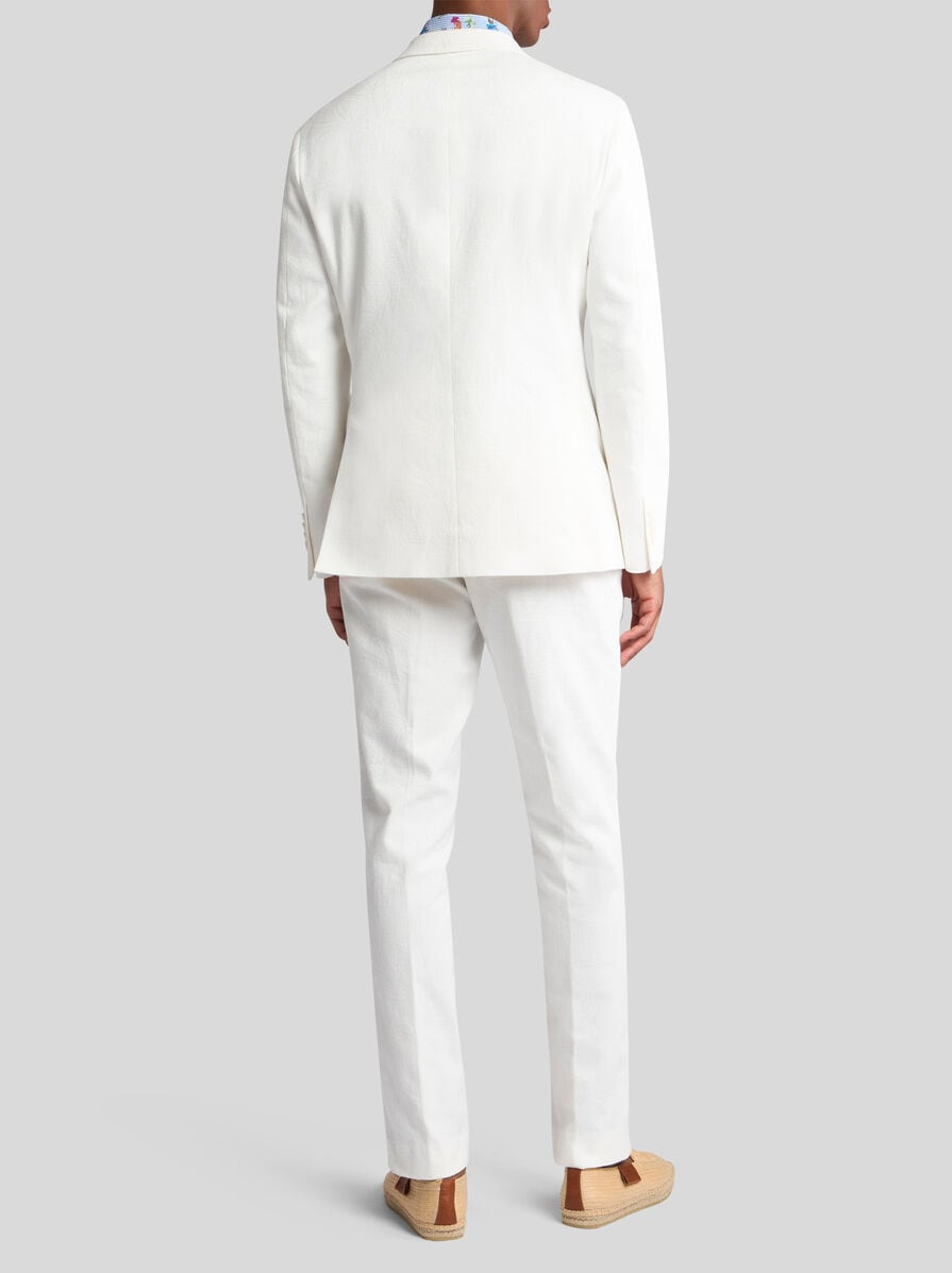 COTTON JACQUARD BLAZER - 4