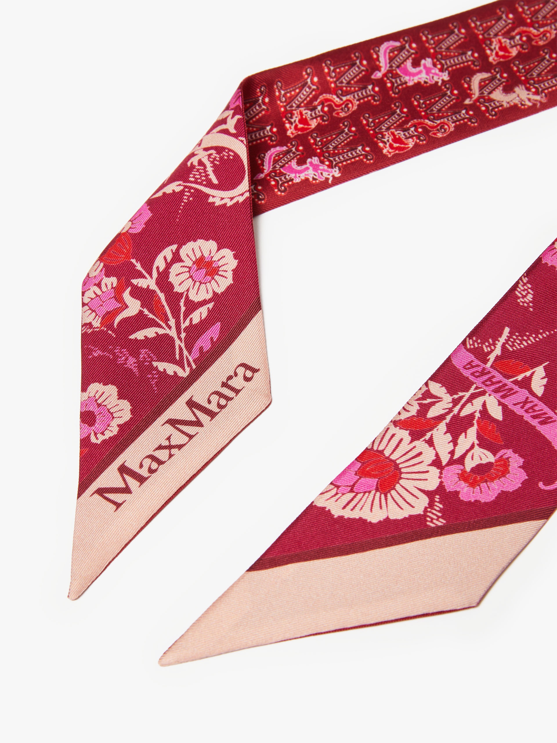 TIE5 Printed silk bandeau - 3