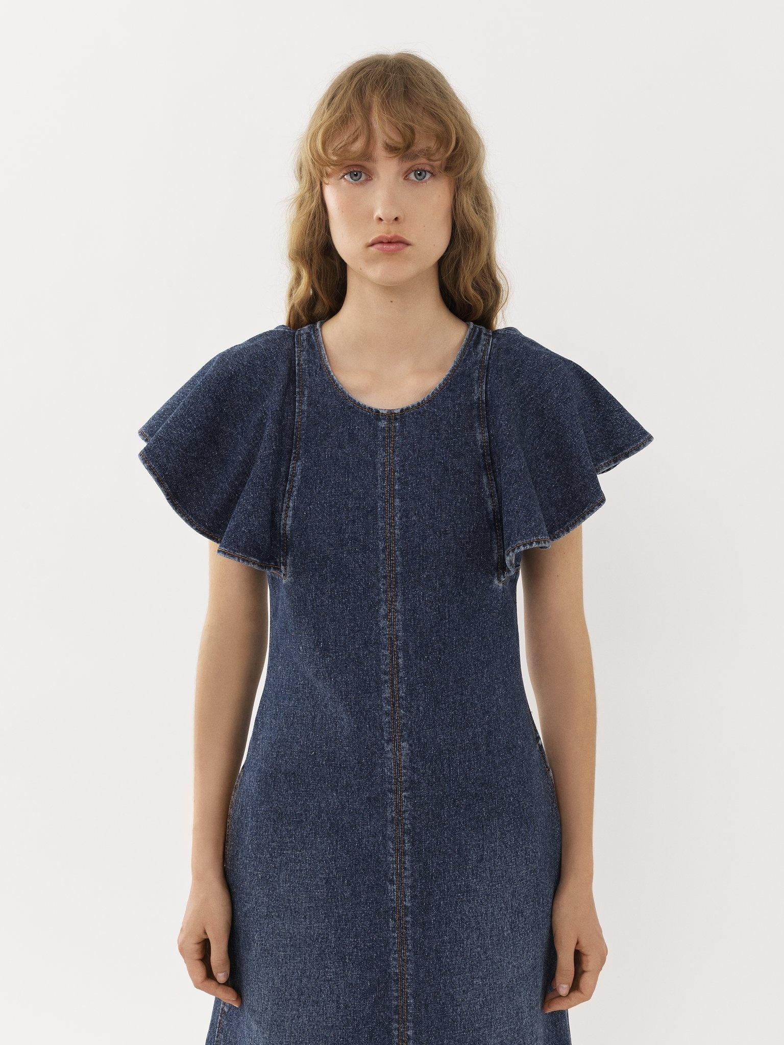WING-SLEEVE DRESS - 5