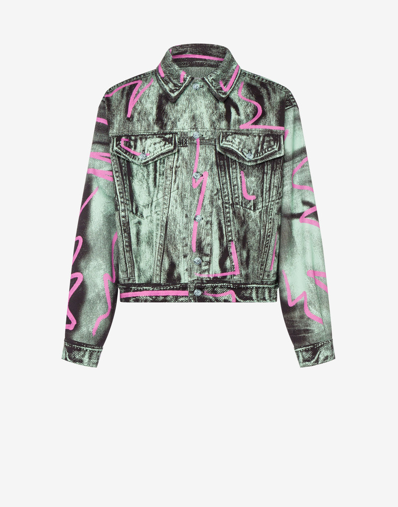 SHADOWS & SQUIGGLES COTTON BULL DENIM JACKET 1