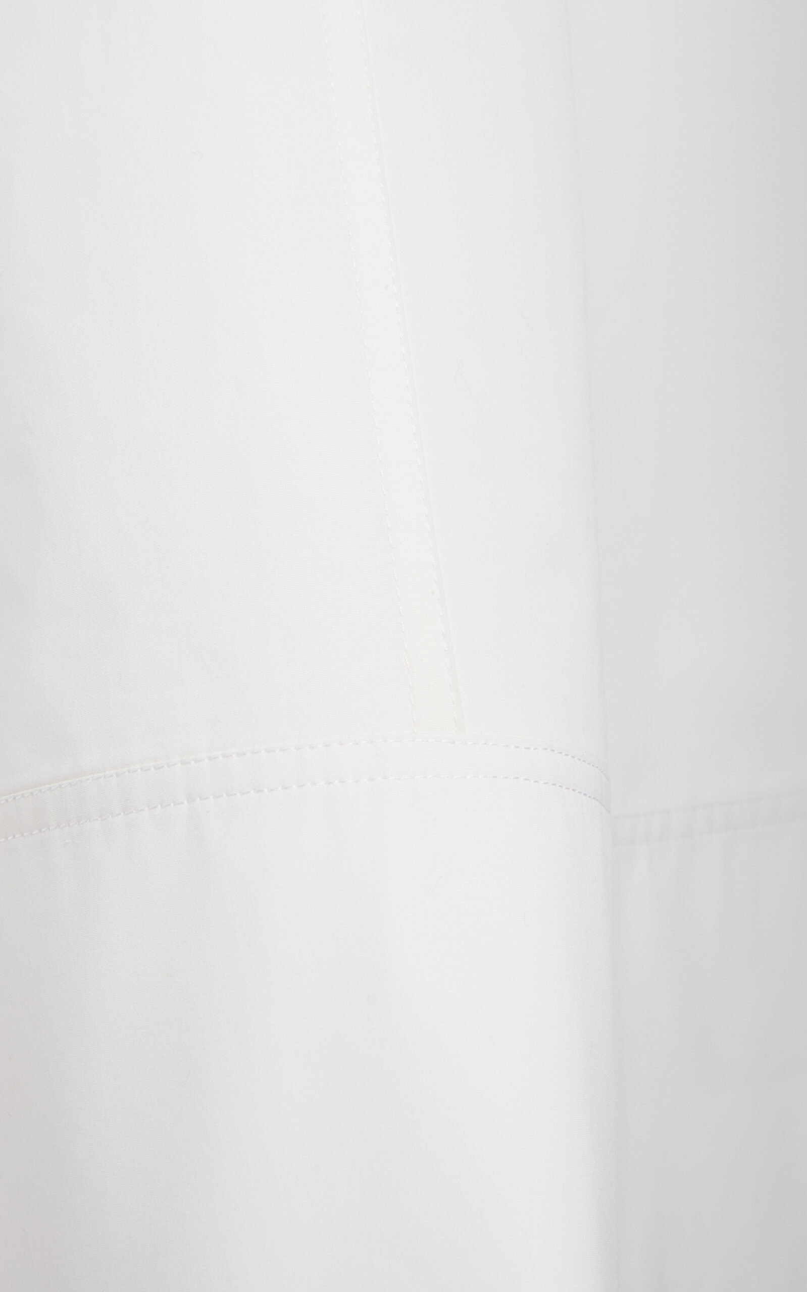 The Knox Low-Rise Cotton Poplin Midi Skirt white - 6