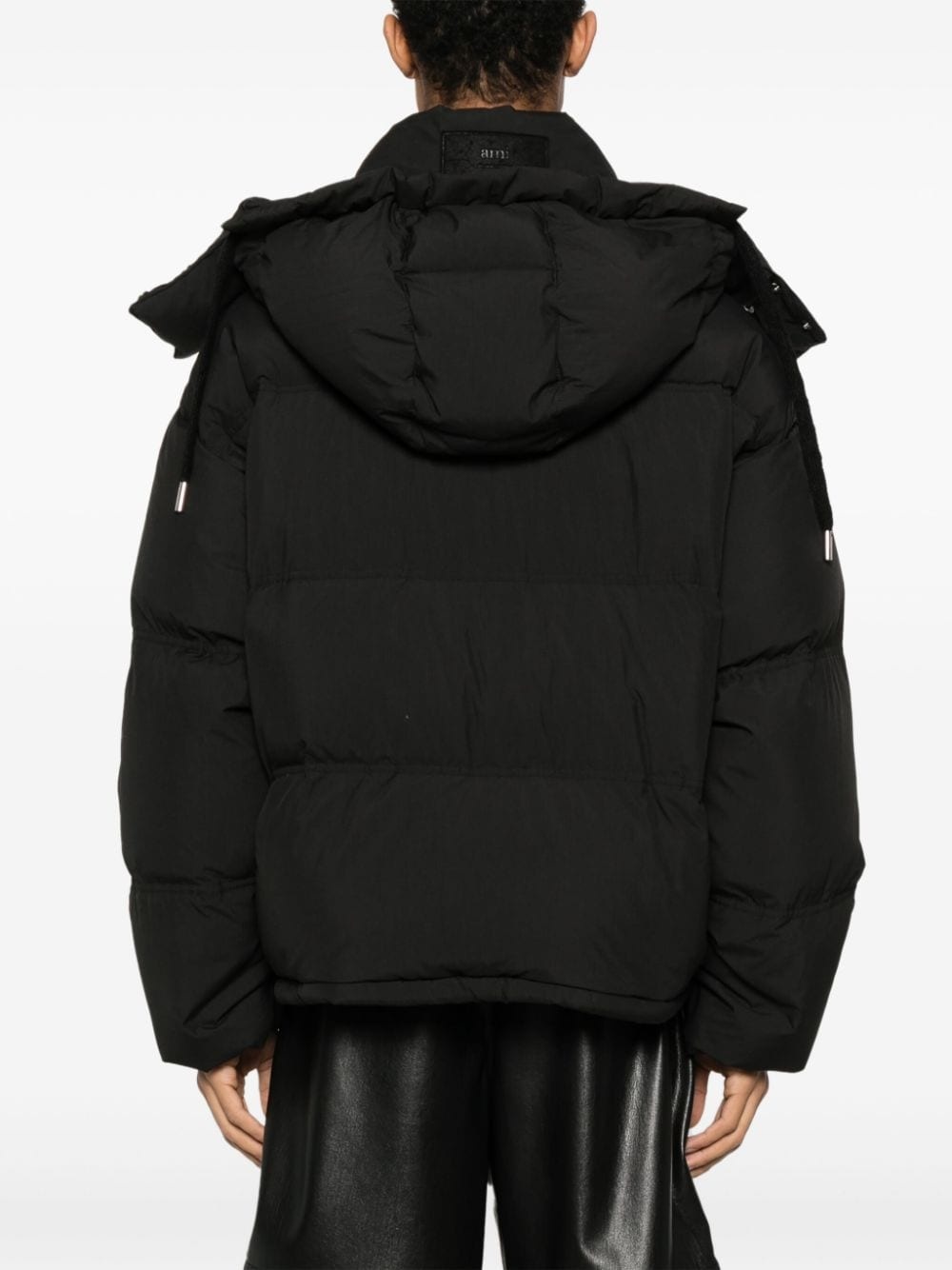 logo-appliquÃ© puffer jacket - 5