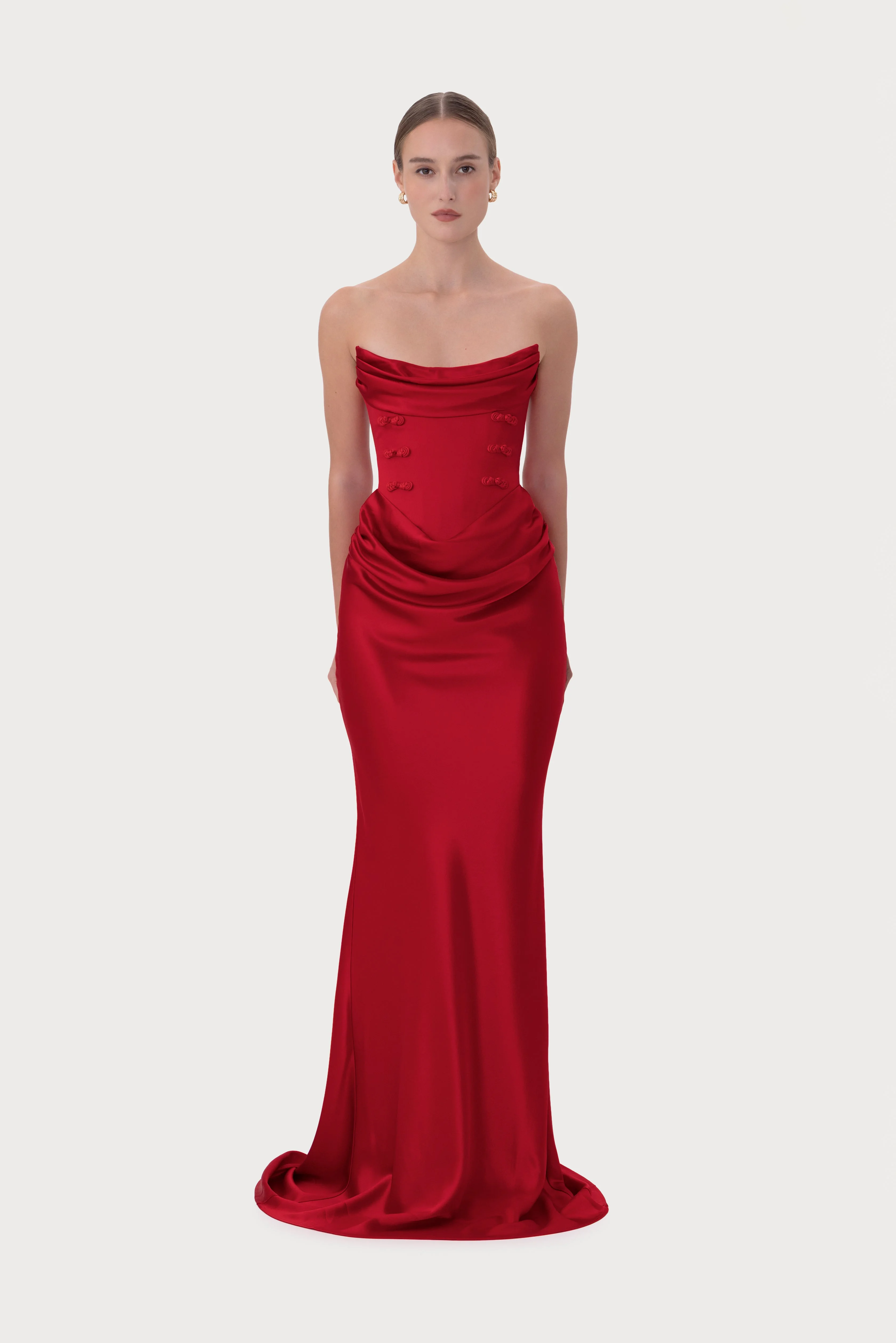 MARGOT SATIN GOWN - 1