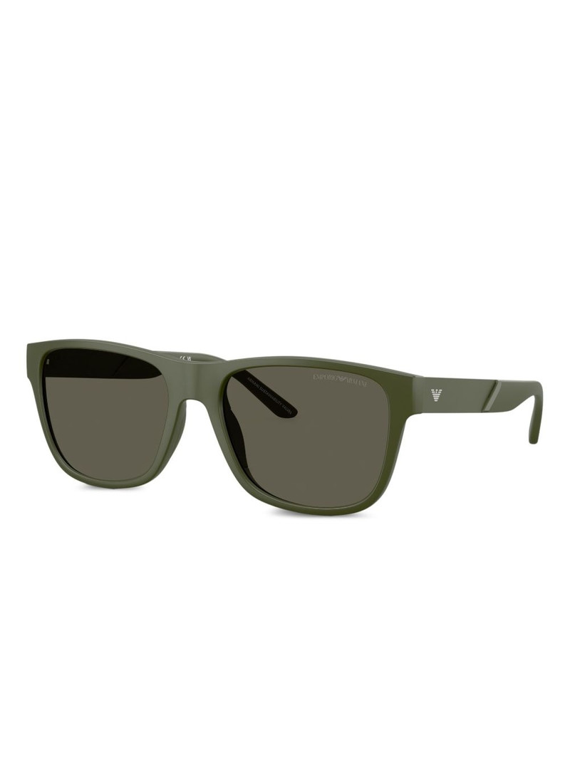 EMPORIO ARMANI logo-print sunglasses outlook