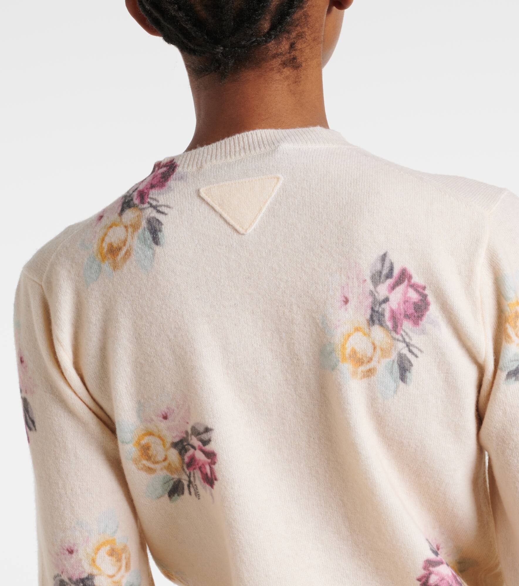 Floral virgin wool cardigan - 6