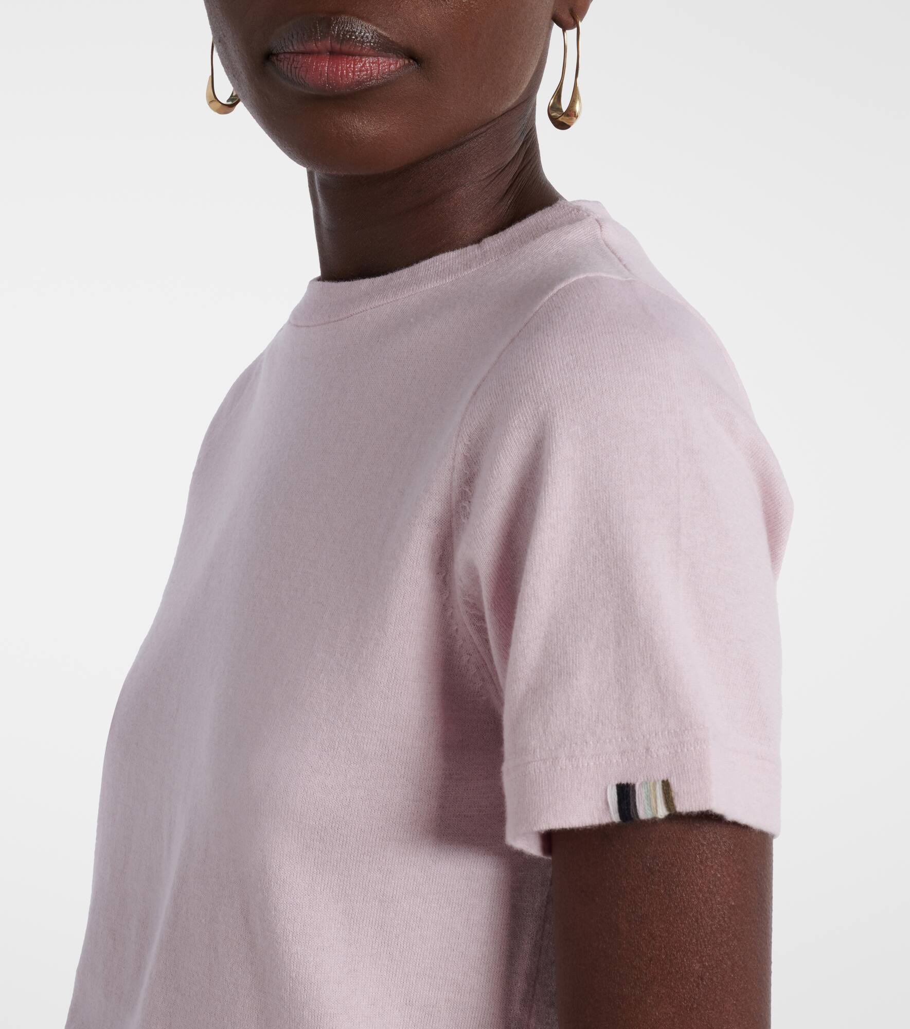 N°267 Tina cotton and cashmere T-shirt - 4
