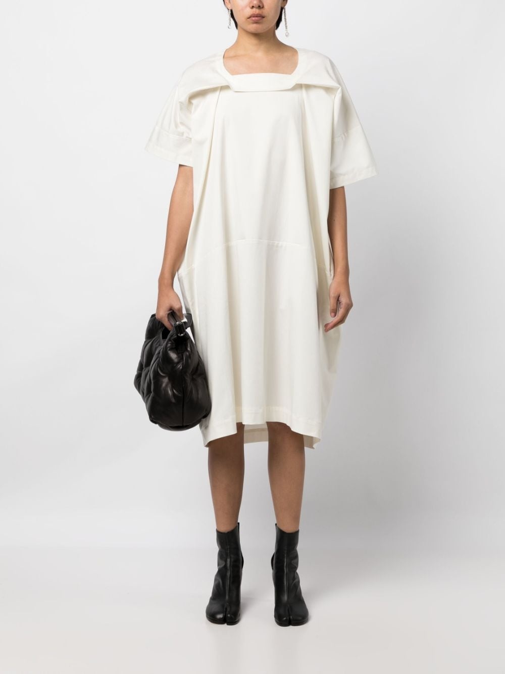 Pepper folded-collar dress - 2