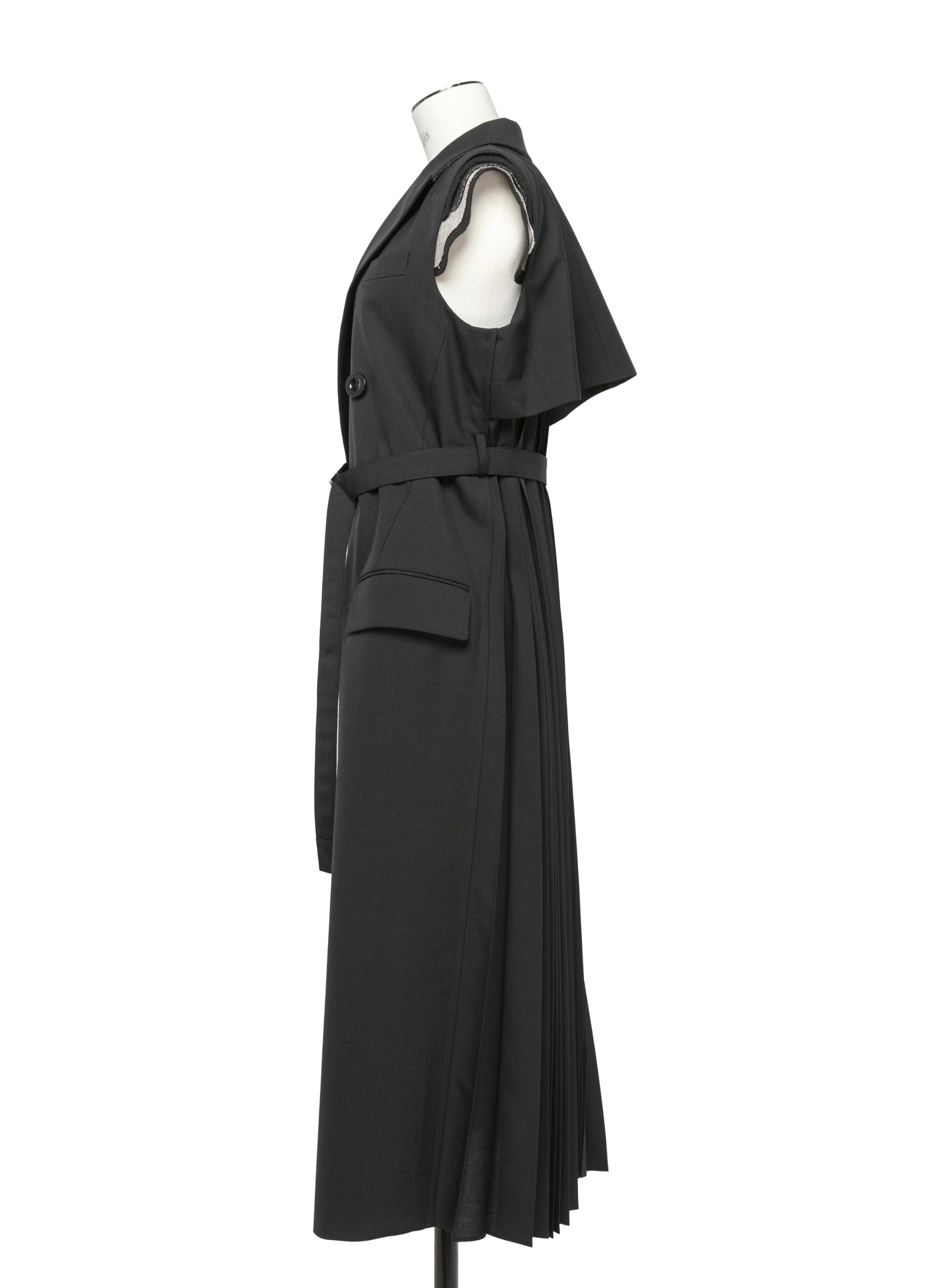 sacai Suiting Long Vest | REVERSIBLE
