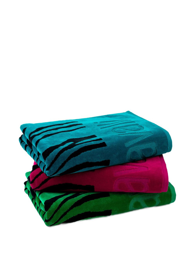 zebra print 2000 beach towel 1