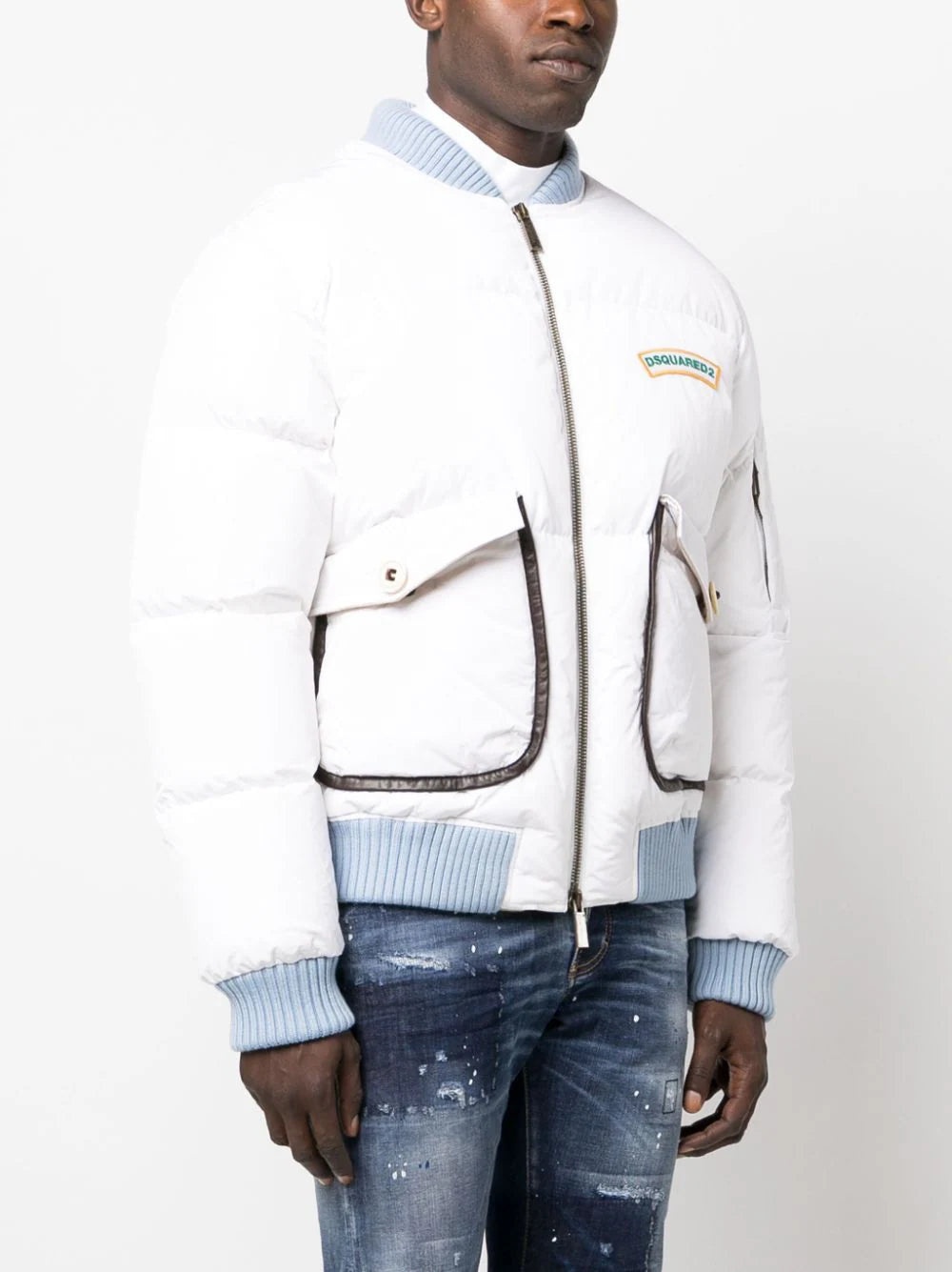 DSQUARED2 DSQUARED2 MEN Mother Fluff Puff Slim Fit Bomber