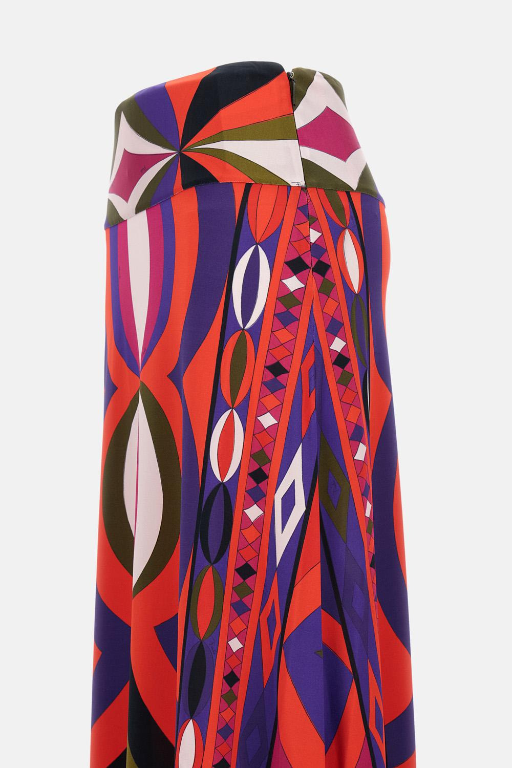 SATIN JERSEY SKIRT - 3