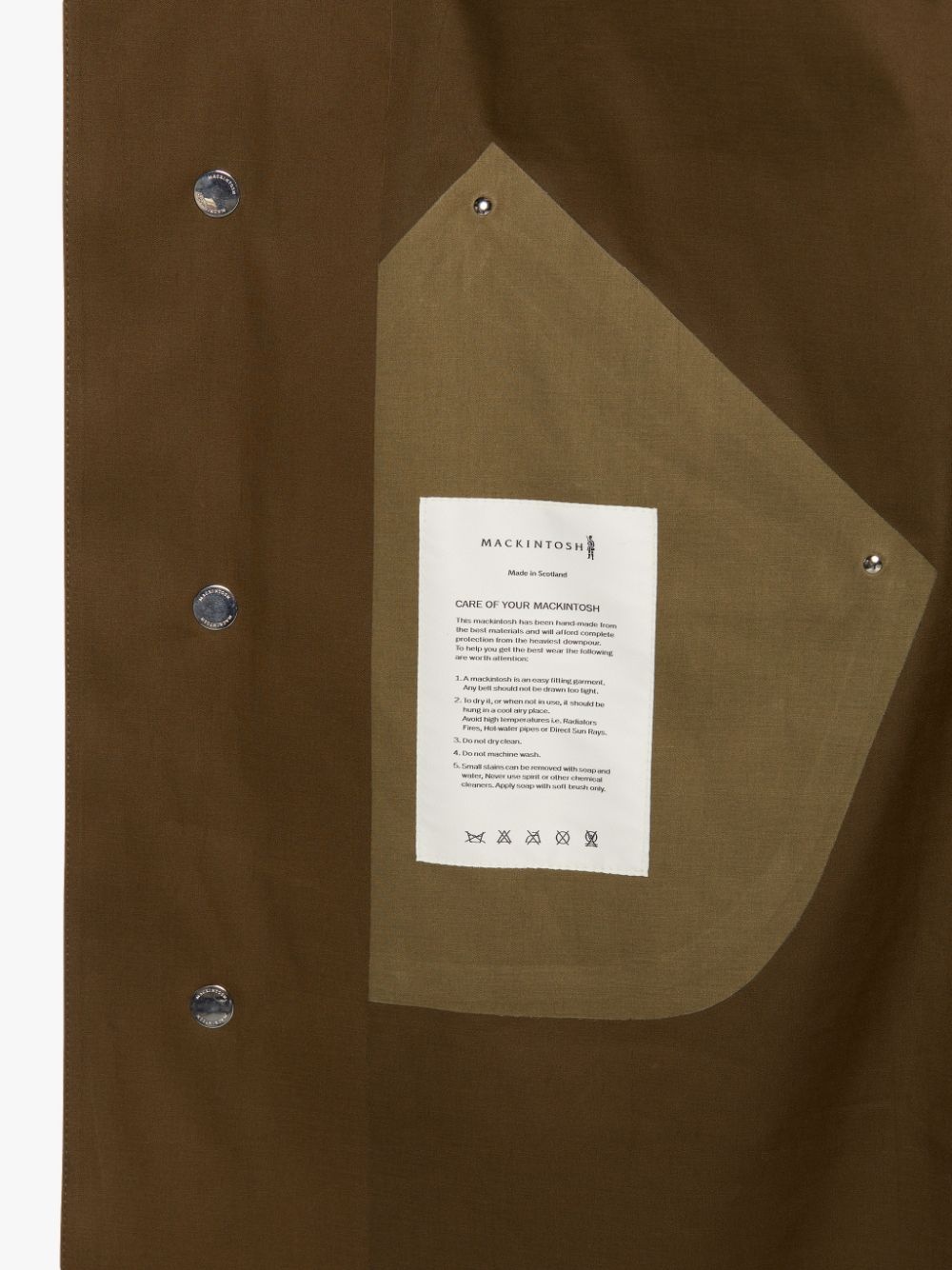GRANISH OLIVE BONDED COTTON HOODED COAT | GR-1032 - 6