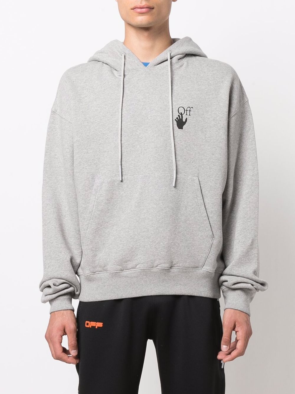 logo-print hoodie - 3