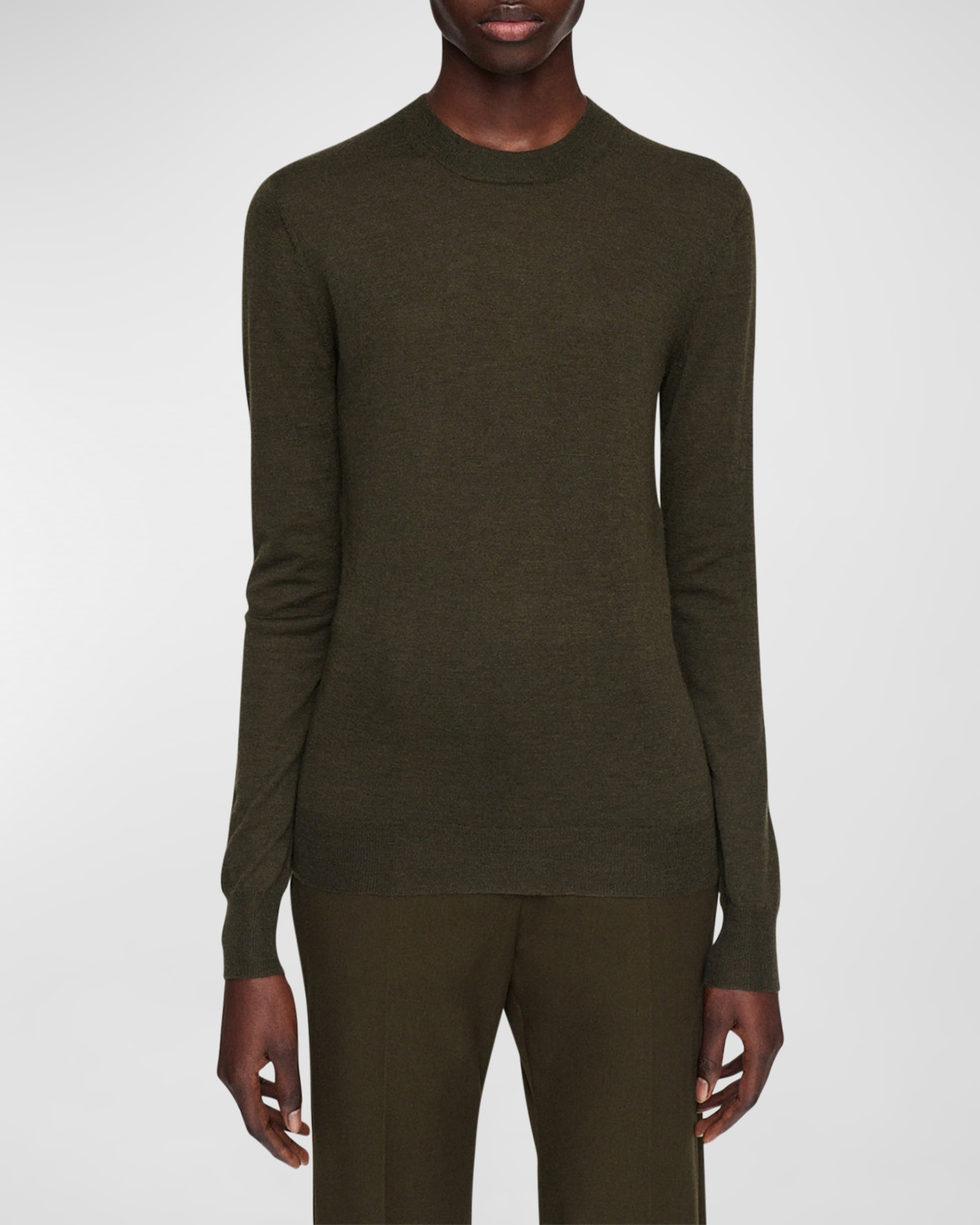 Cashmere Crewneck Knit Sweater - 2