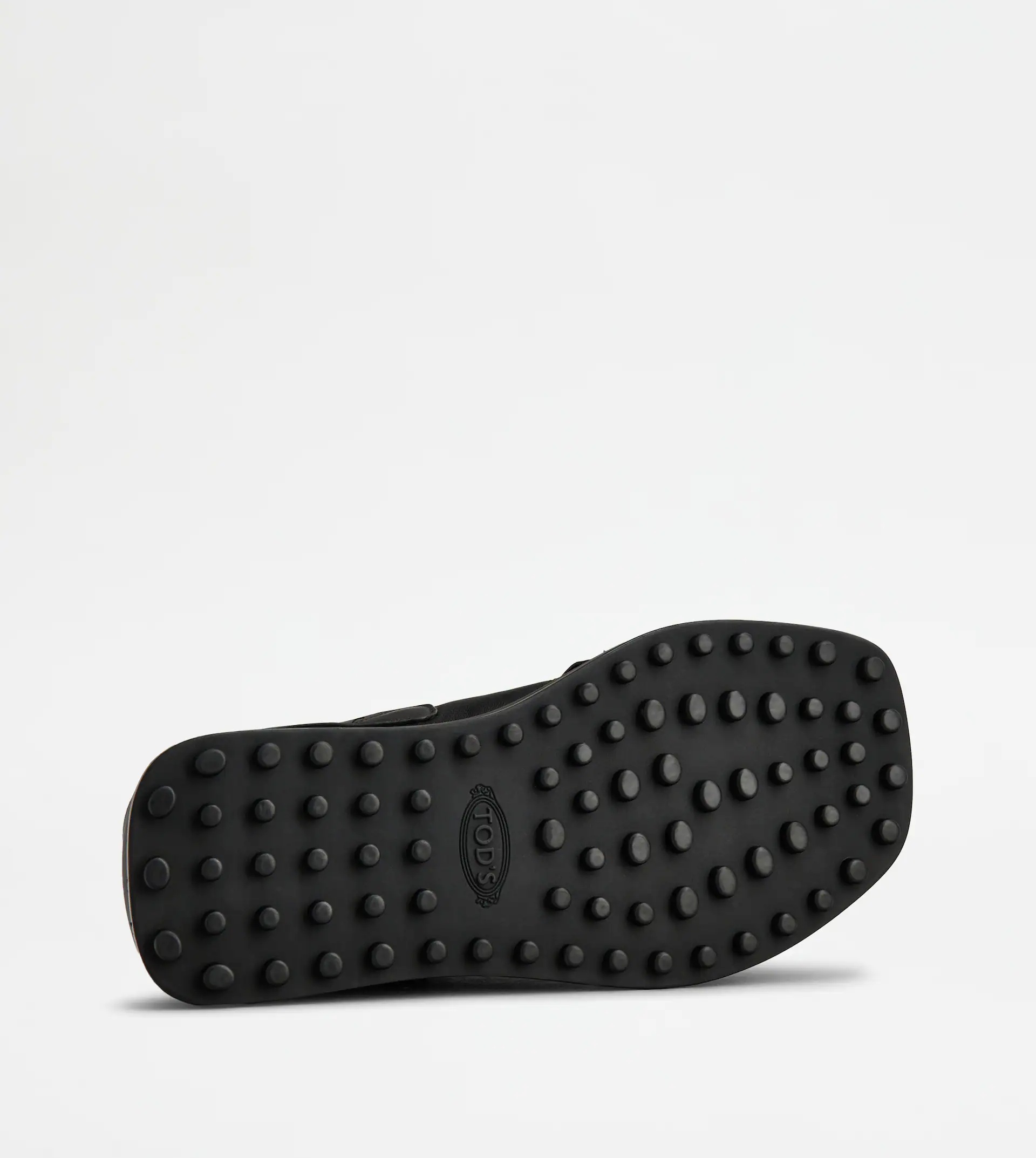 SANDALS IN LEATHER - BLACK - 3