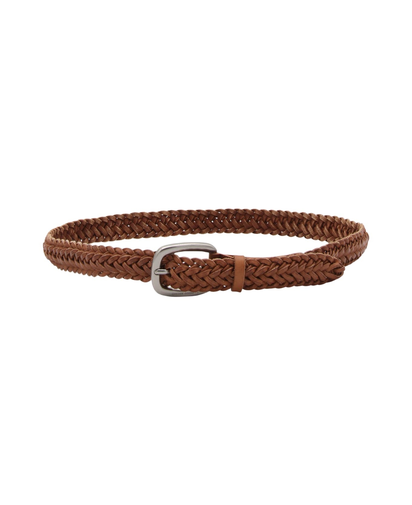 Brown Leather Belt - 1