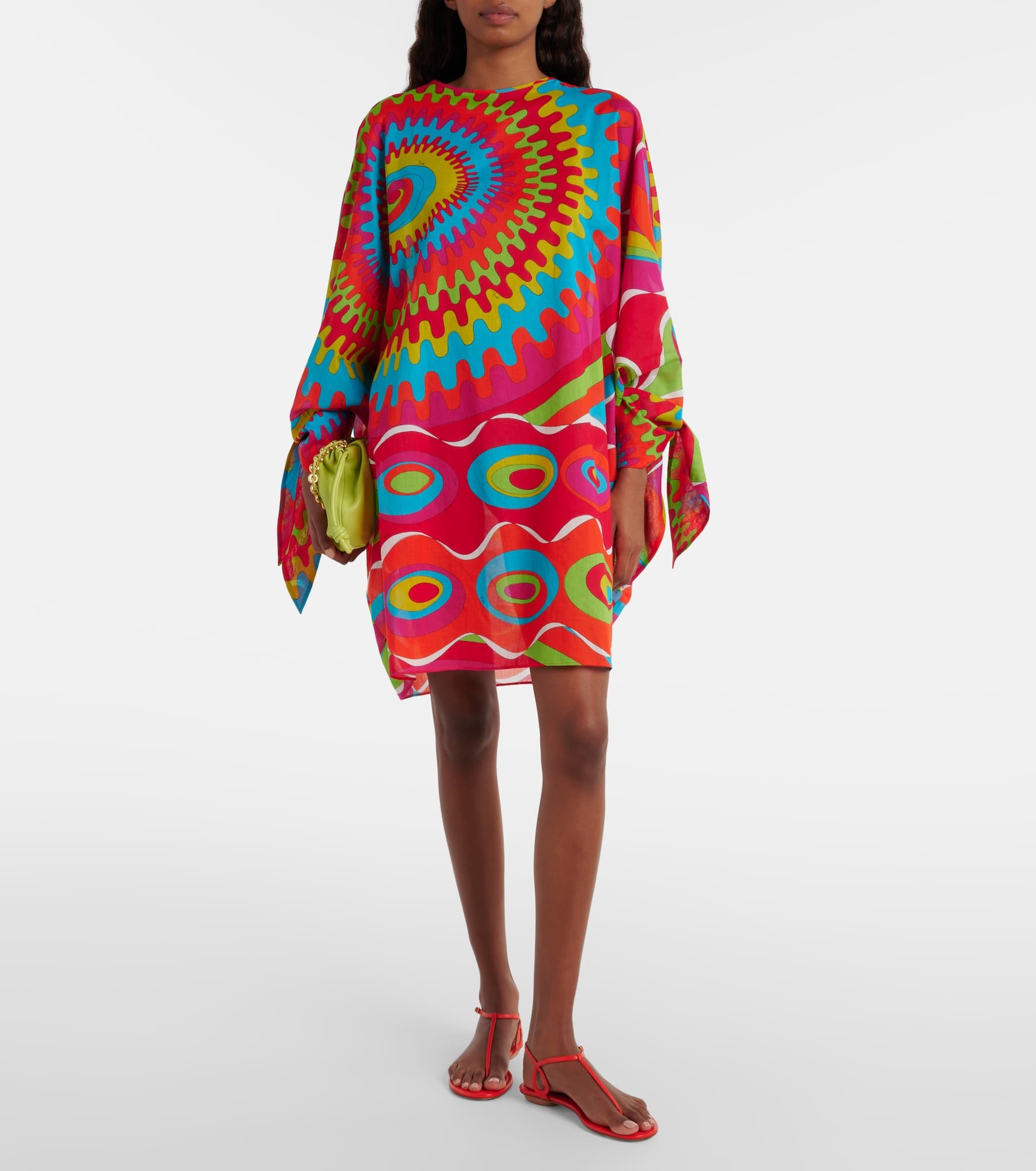 Bersaglio printed cotton kaftan - 2