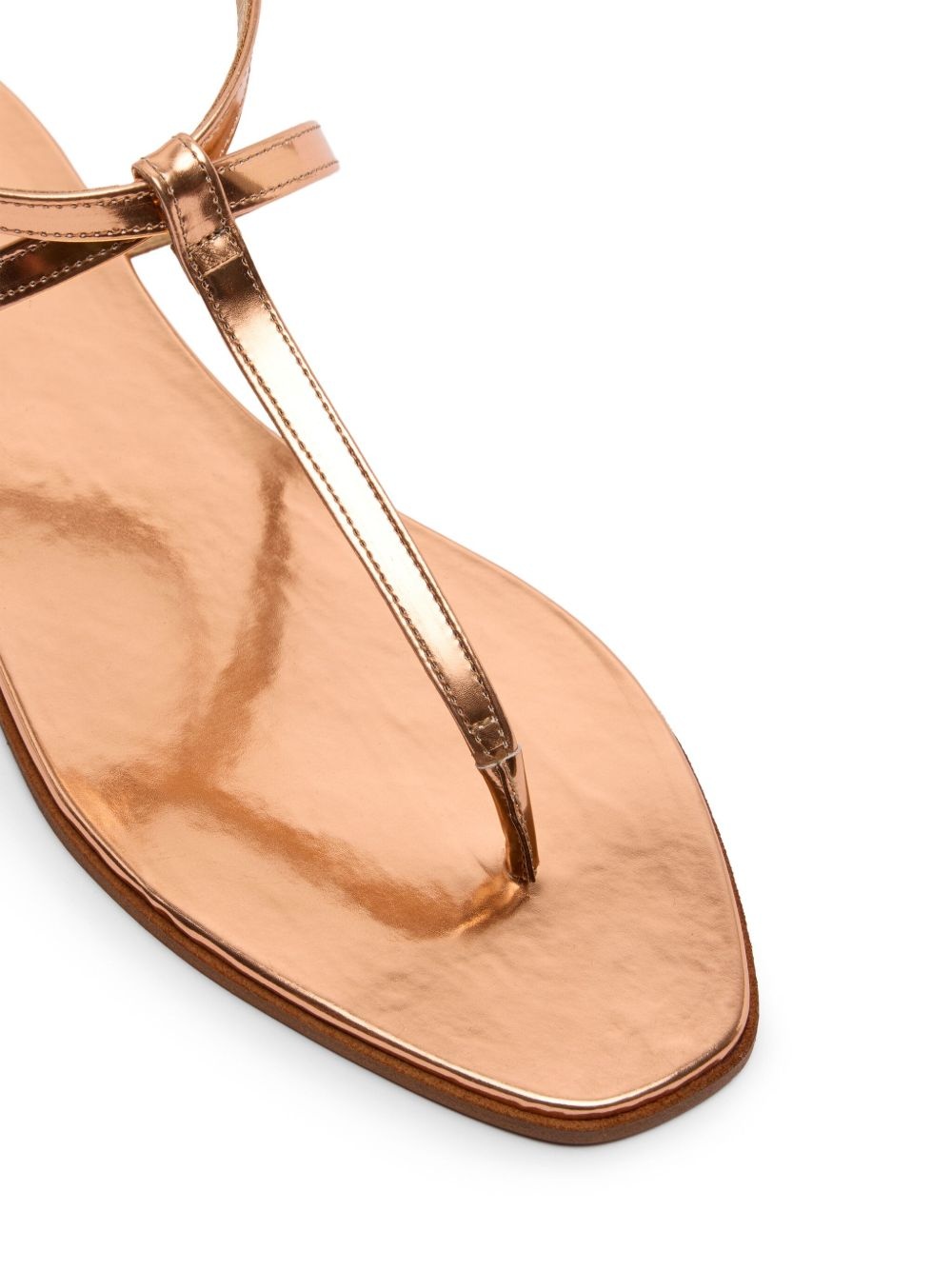 patent-leather sandals - 4