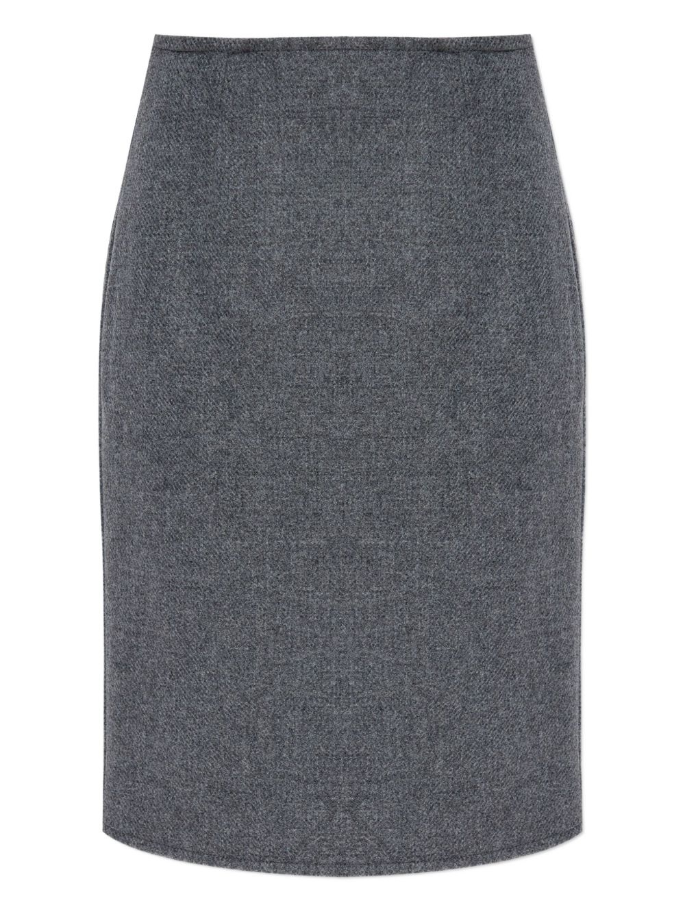 wool pencil skirt - 5
