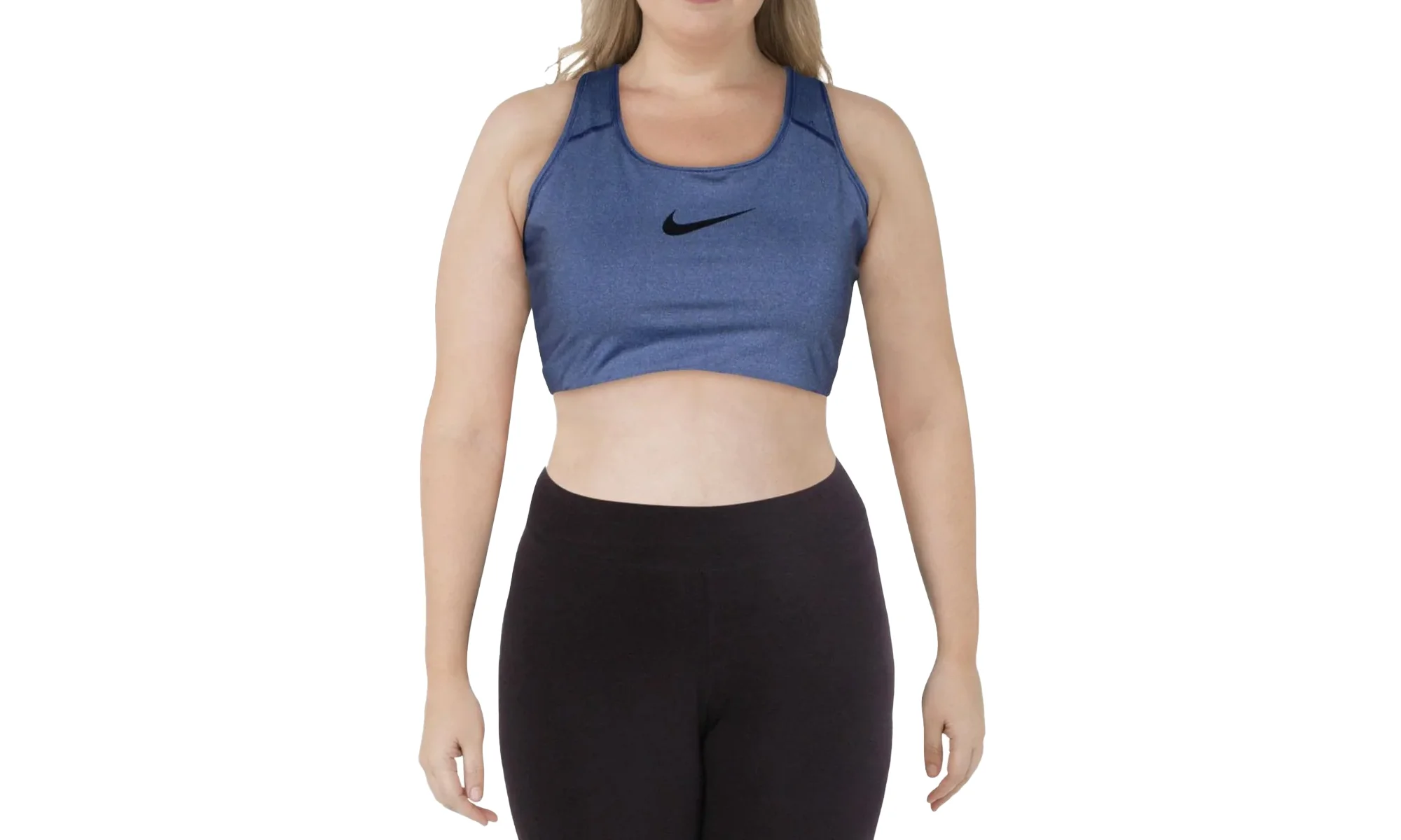 Swoosh Medium Support Non-Padded Sports Bra "Blue Lapis - Plus" BQ0973 457 - 1