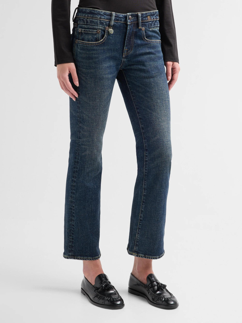 Women's Boy Kick-Flare Jeans - Hoyt Blue Stretch 4