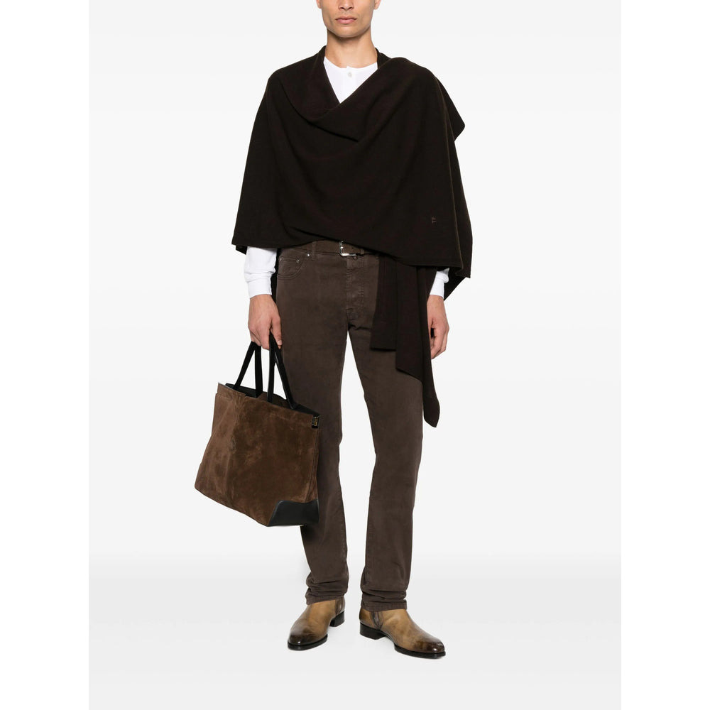 Tom Ford Brown Scarves Men - 2