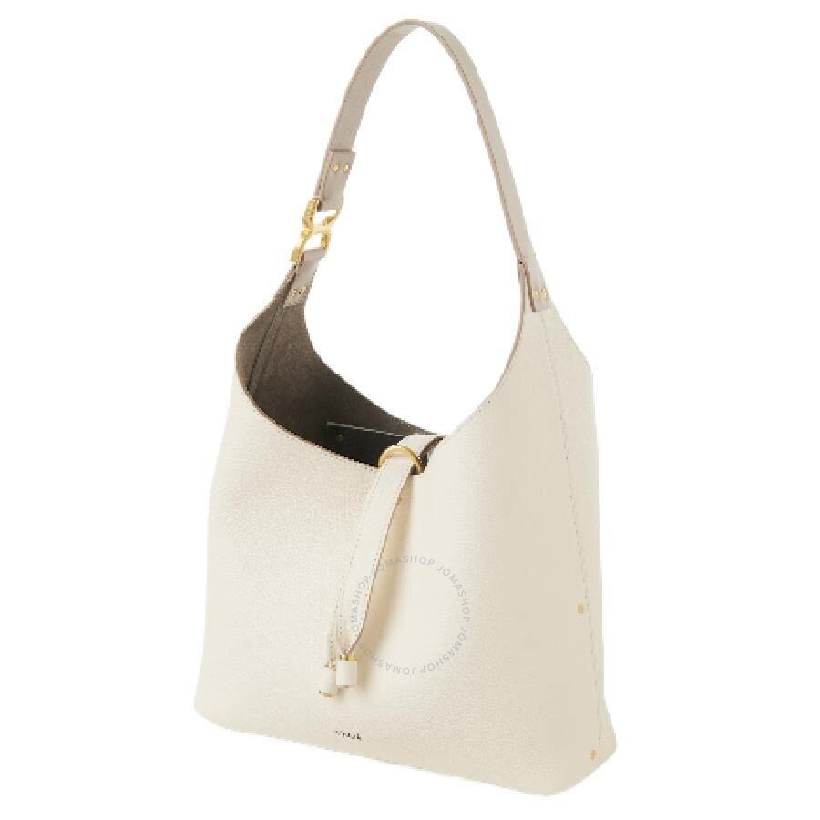 Chloe Marcie Small Hobo Leather Shoulder Bag - 3